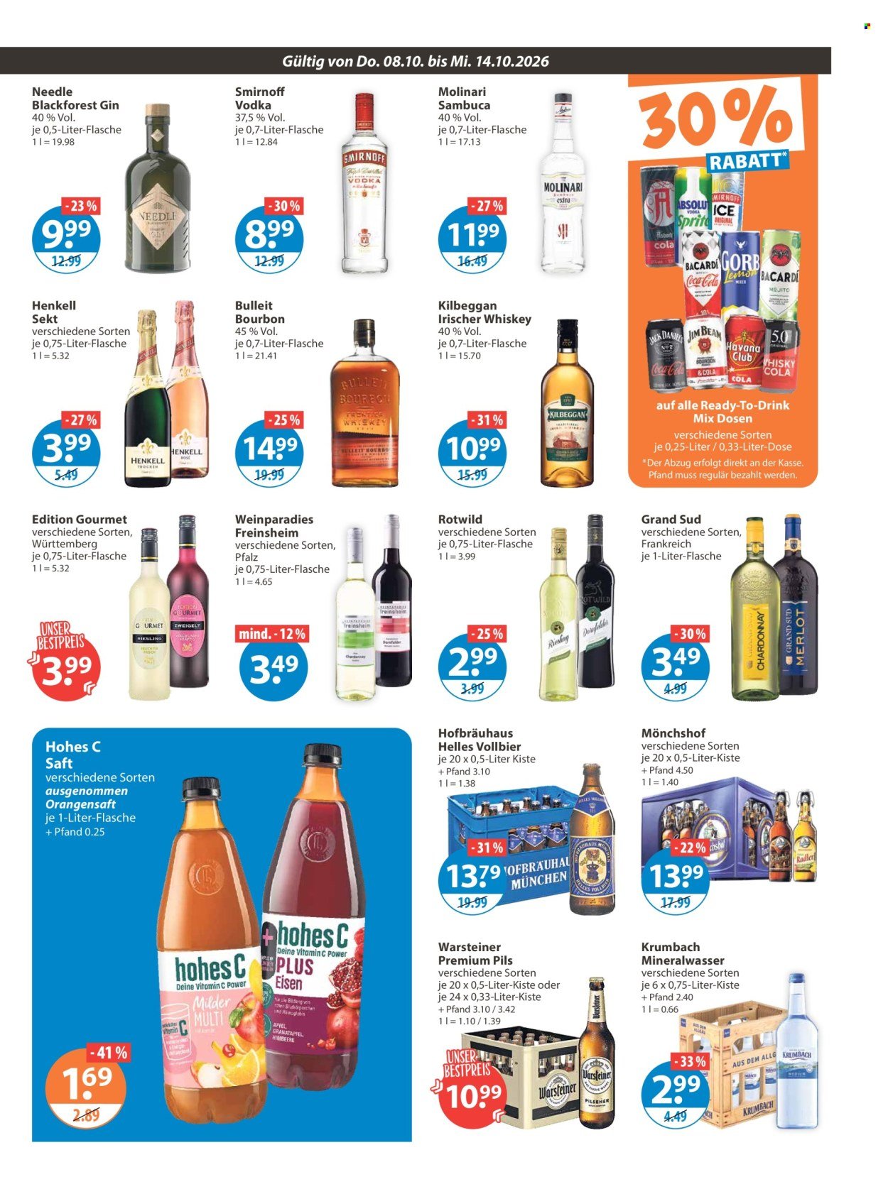 V-MARKT Prospekt - Ab Donnerstag 8.10.2026