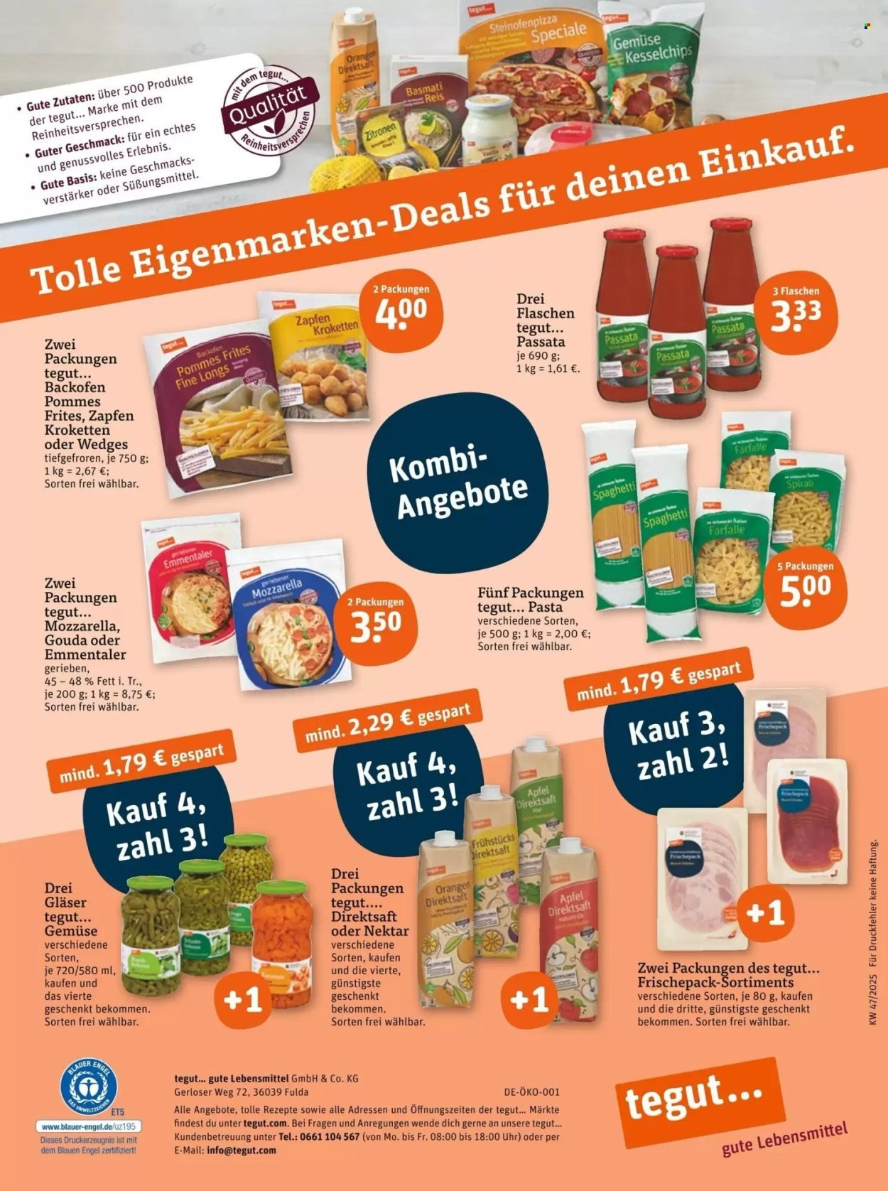 TEGUT... Prospekt - Ab Montag 17.11.2025