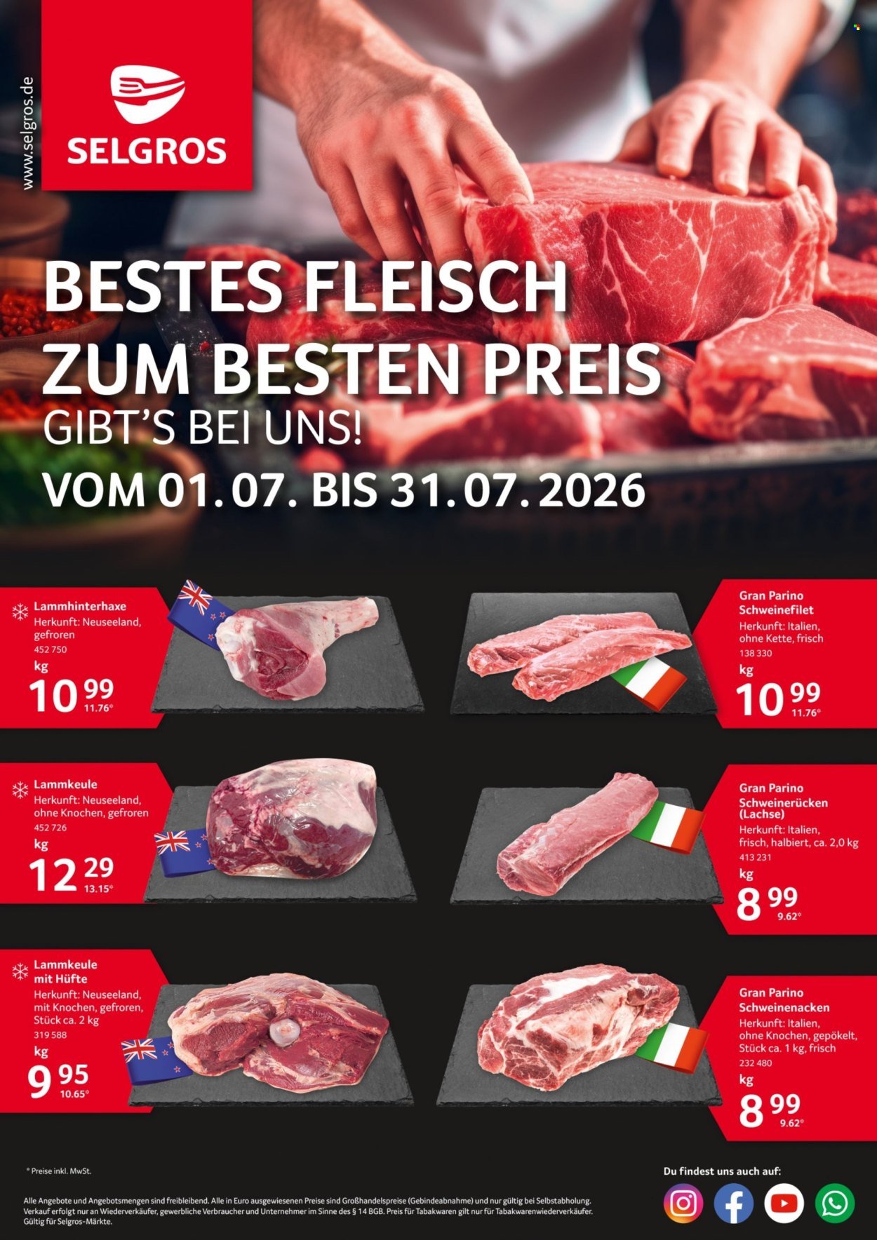 SELGROS Prospekt - Fleisch