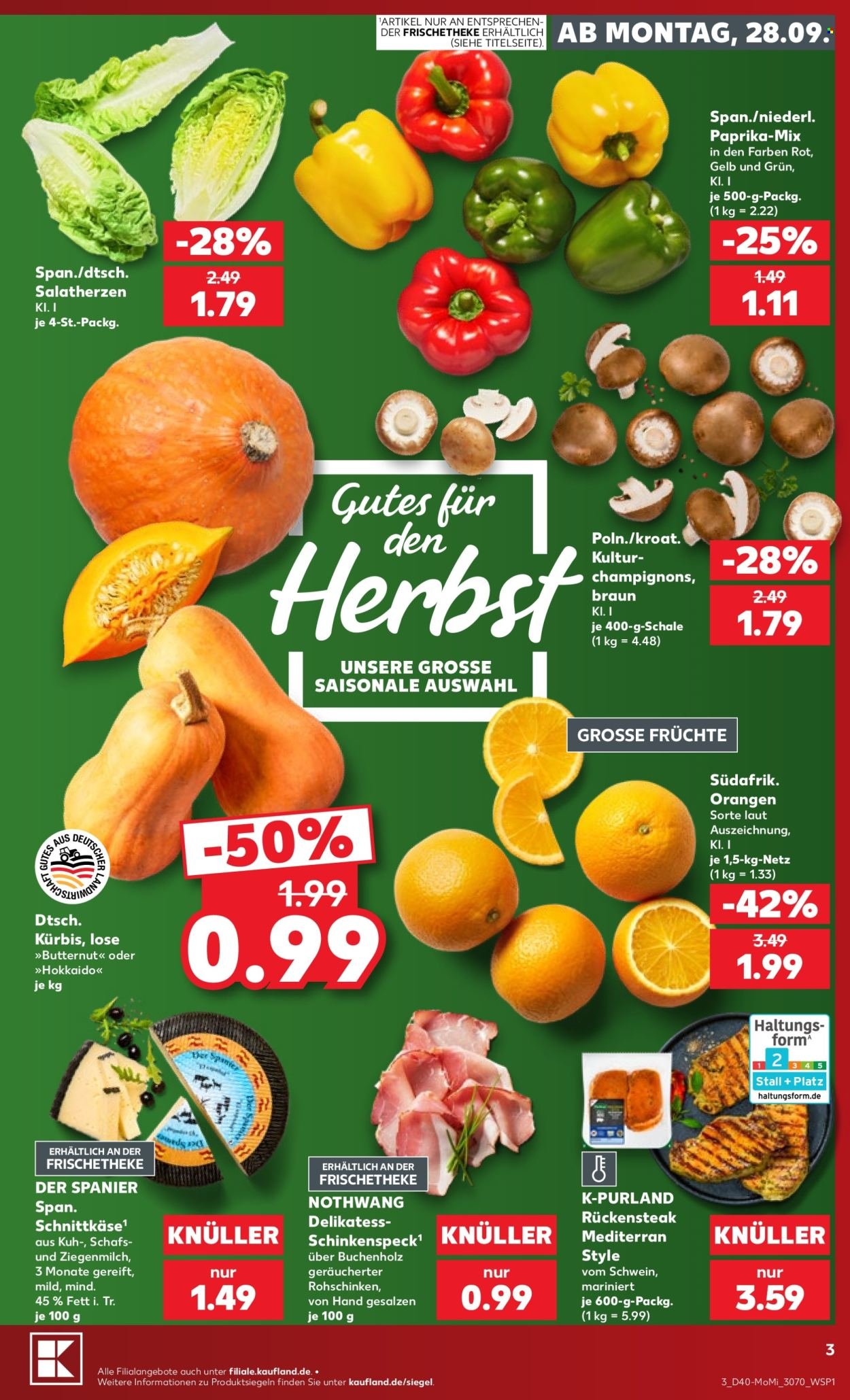 KAUFLAND Prospekt - Ab Montag 28.09.2026