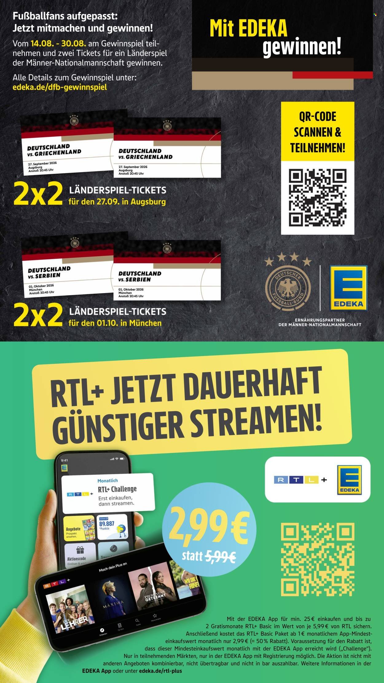 EDEKA Prospekt - Ab Montag 24.08.2026