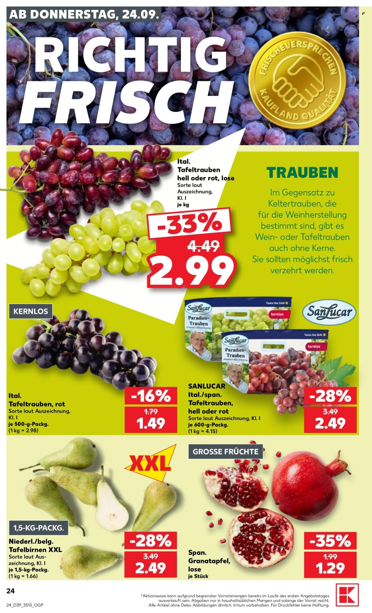 KAUFLAND Prospekt - Ab Donnerstag 24.09.2026