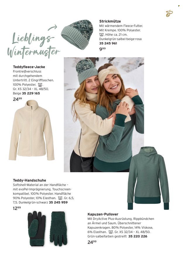 TCHIBO Prospekt - Warme Styles für kalte Tage
