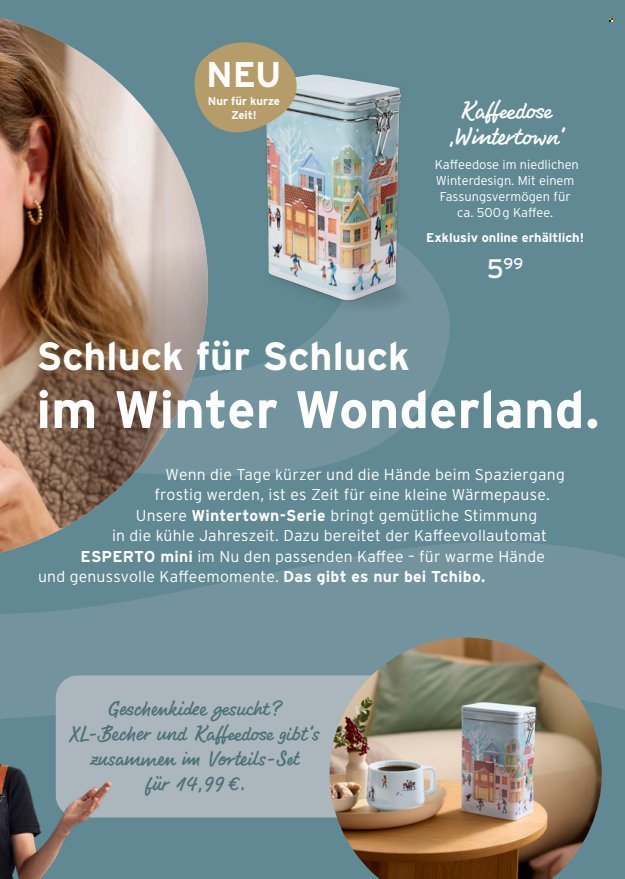 TCHIBO Prospekt - Warme Styles für kalte Tage