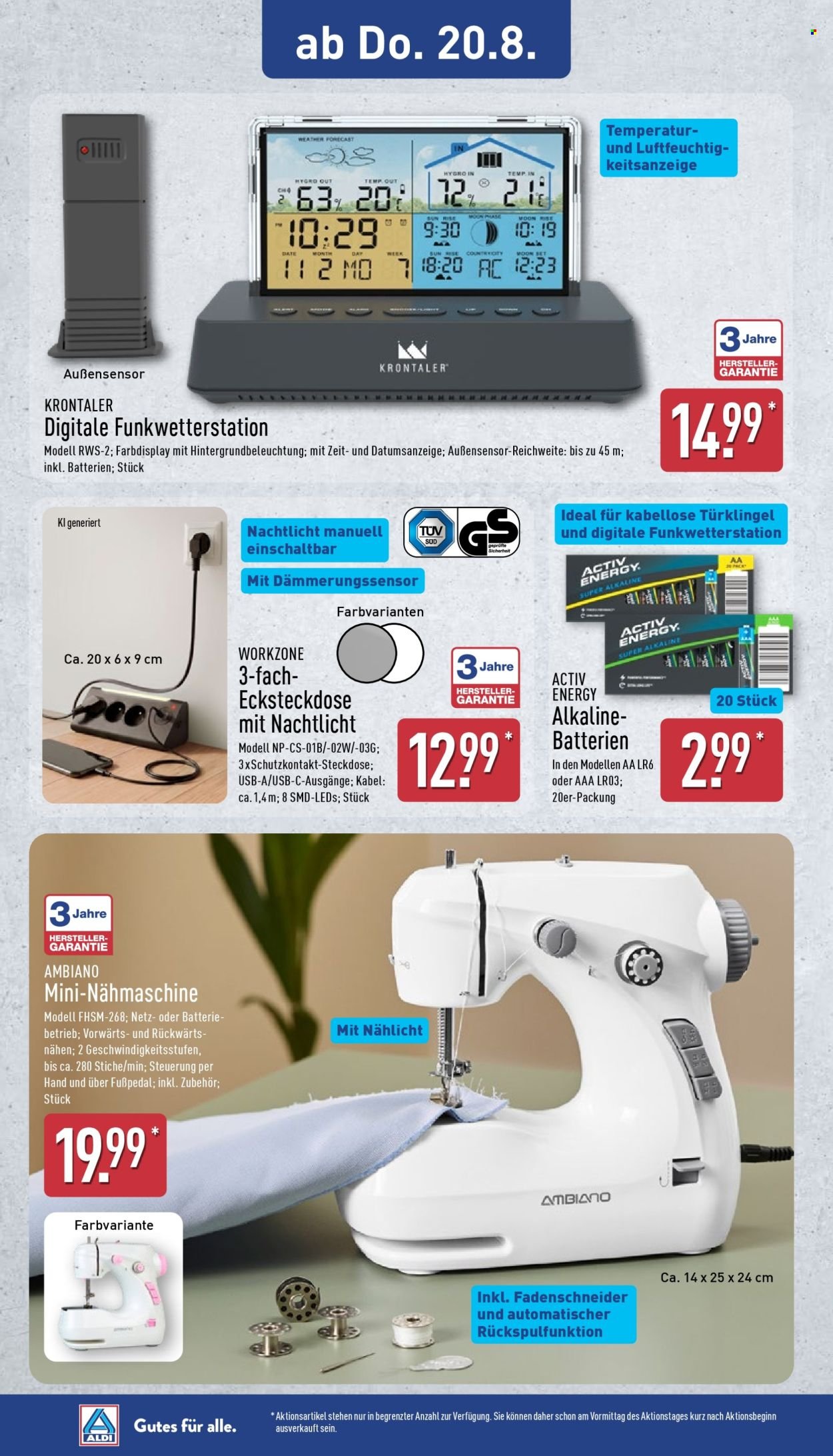 ALDI NORD Prospekt - Ab Montag 17.08.2026