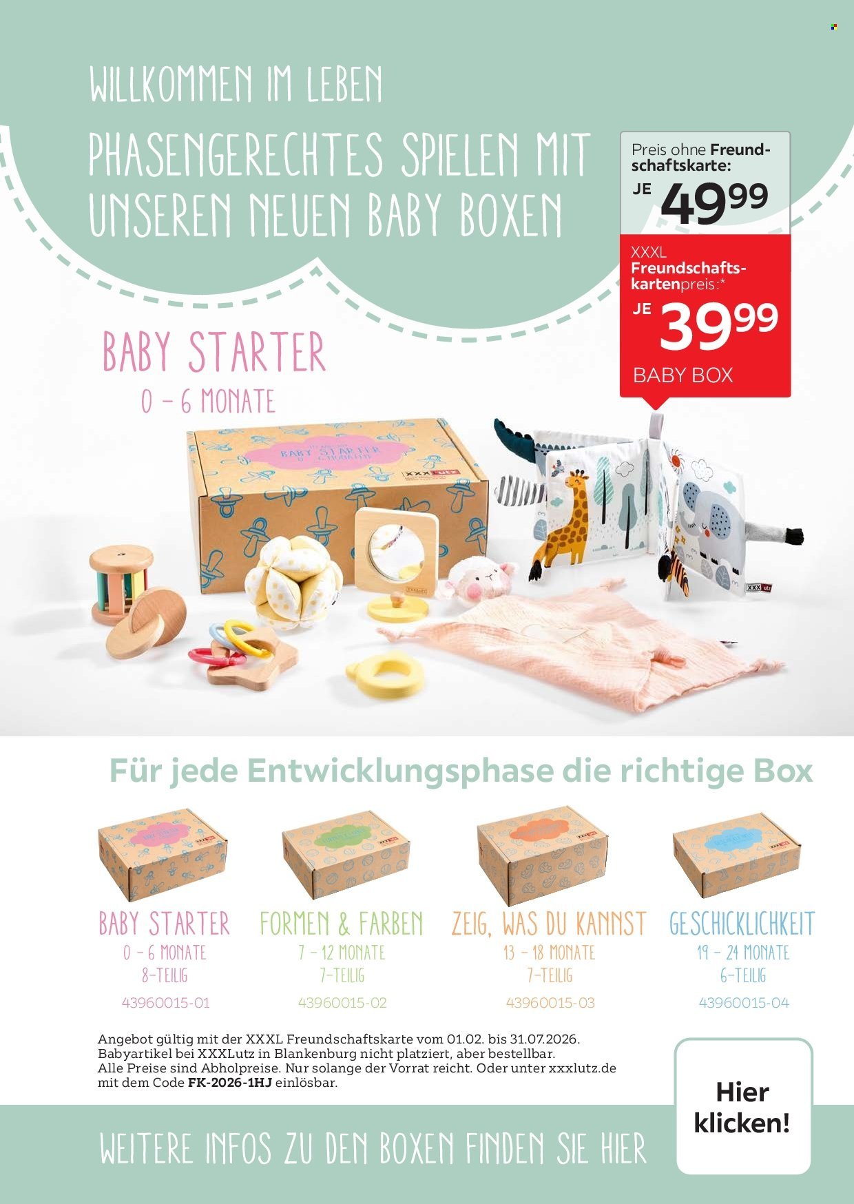 XXXLUTZ Prospekt - Freundschaftskartenjournal