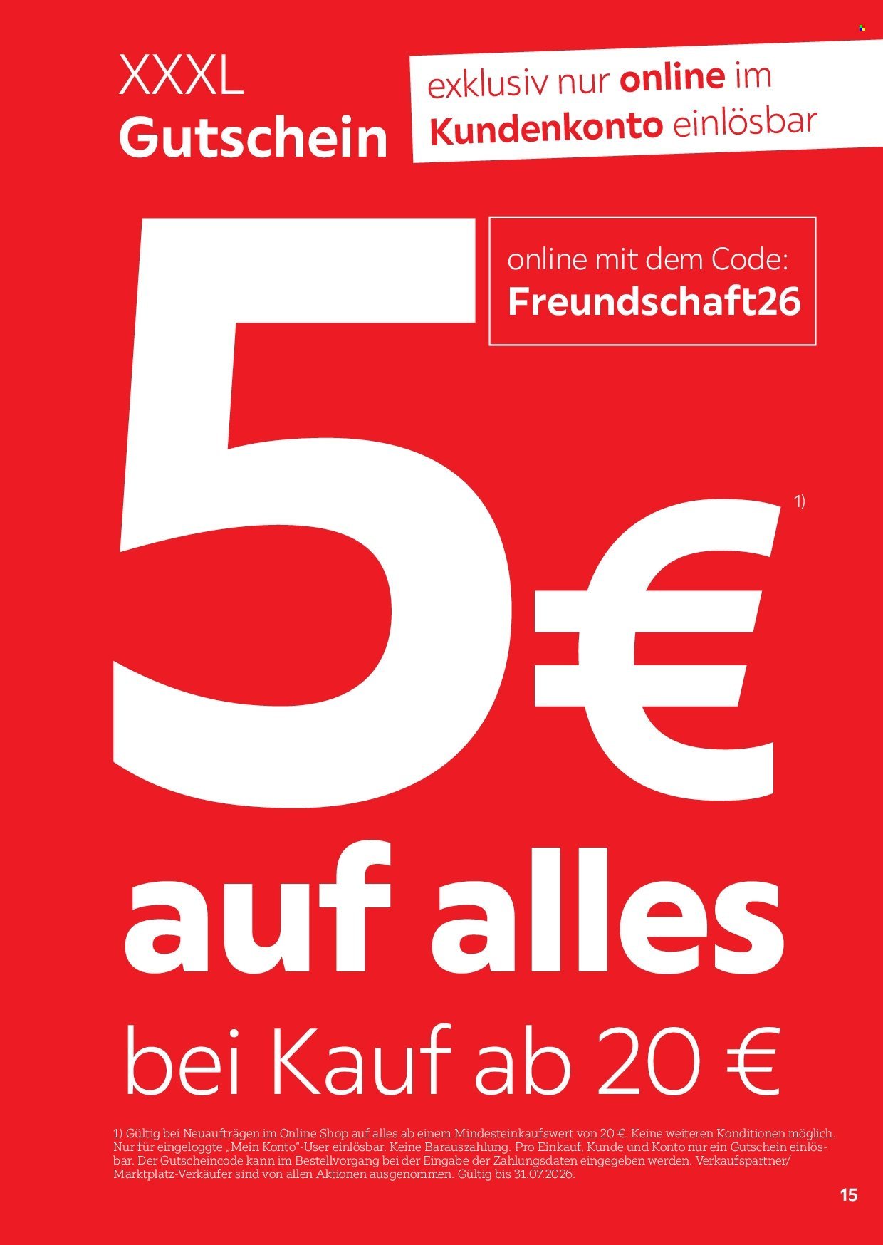 XXXLUTZ Prospekt - Freundschaftskartenjournal