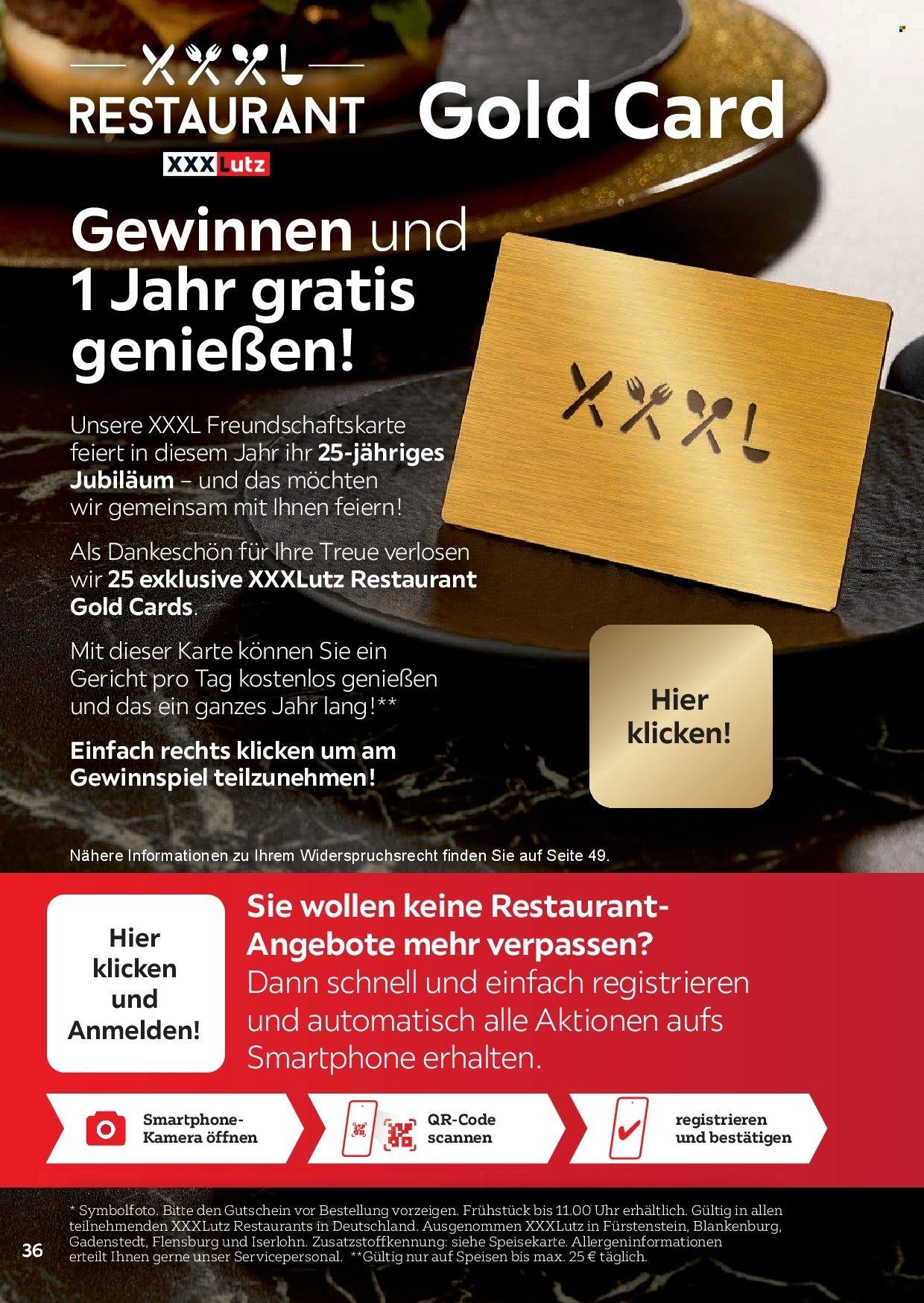 XXXLUTZ Prospekt - Freundschaftskartenjournal