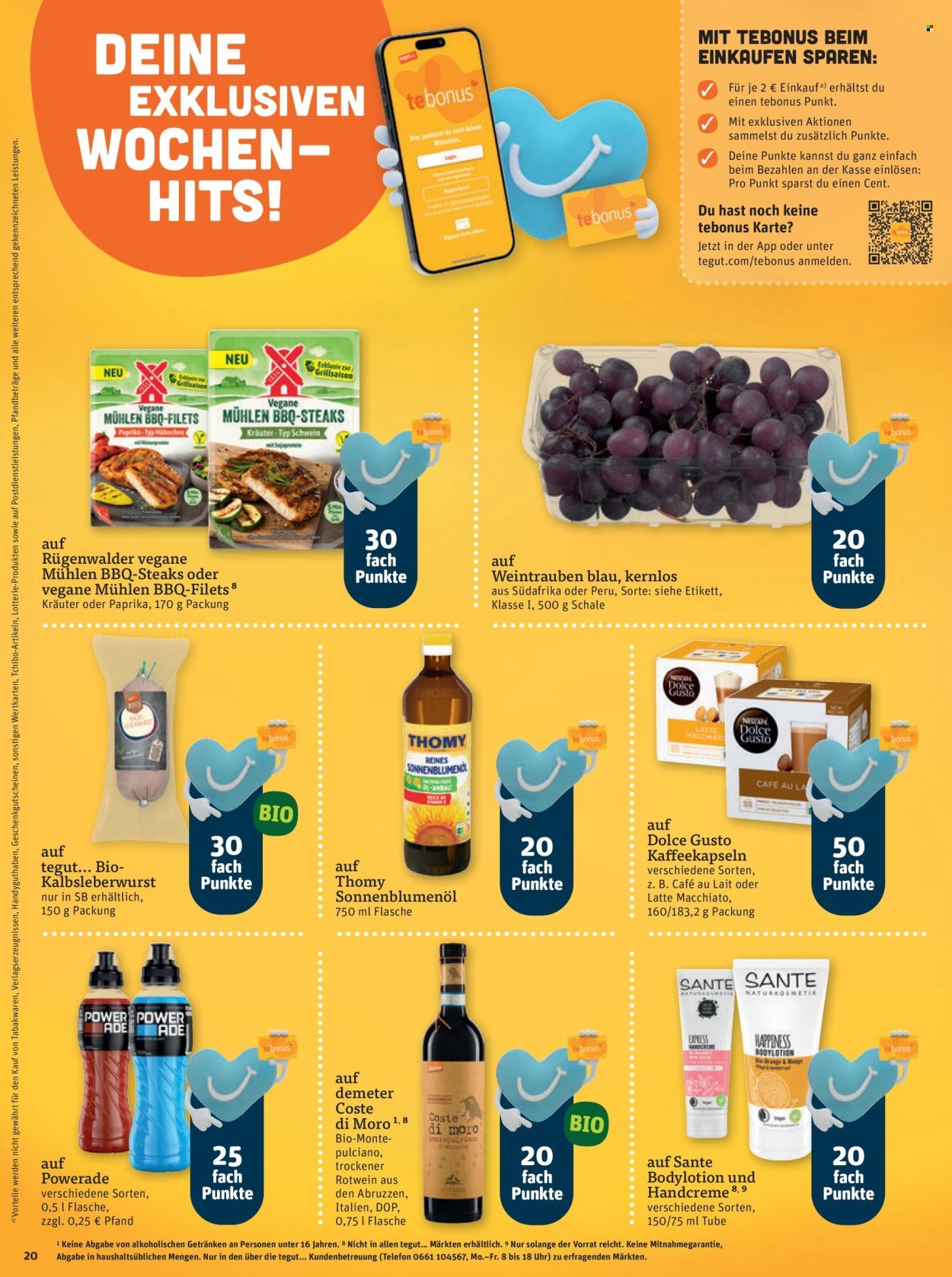 TEGUT... Prospekt - Ab Montag 20.04.2026 (2026-04-20 - 2026-04-25)