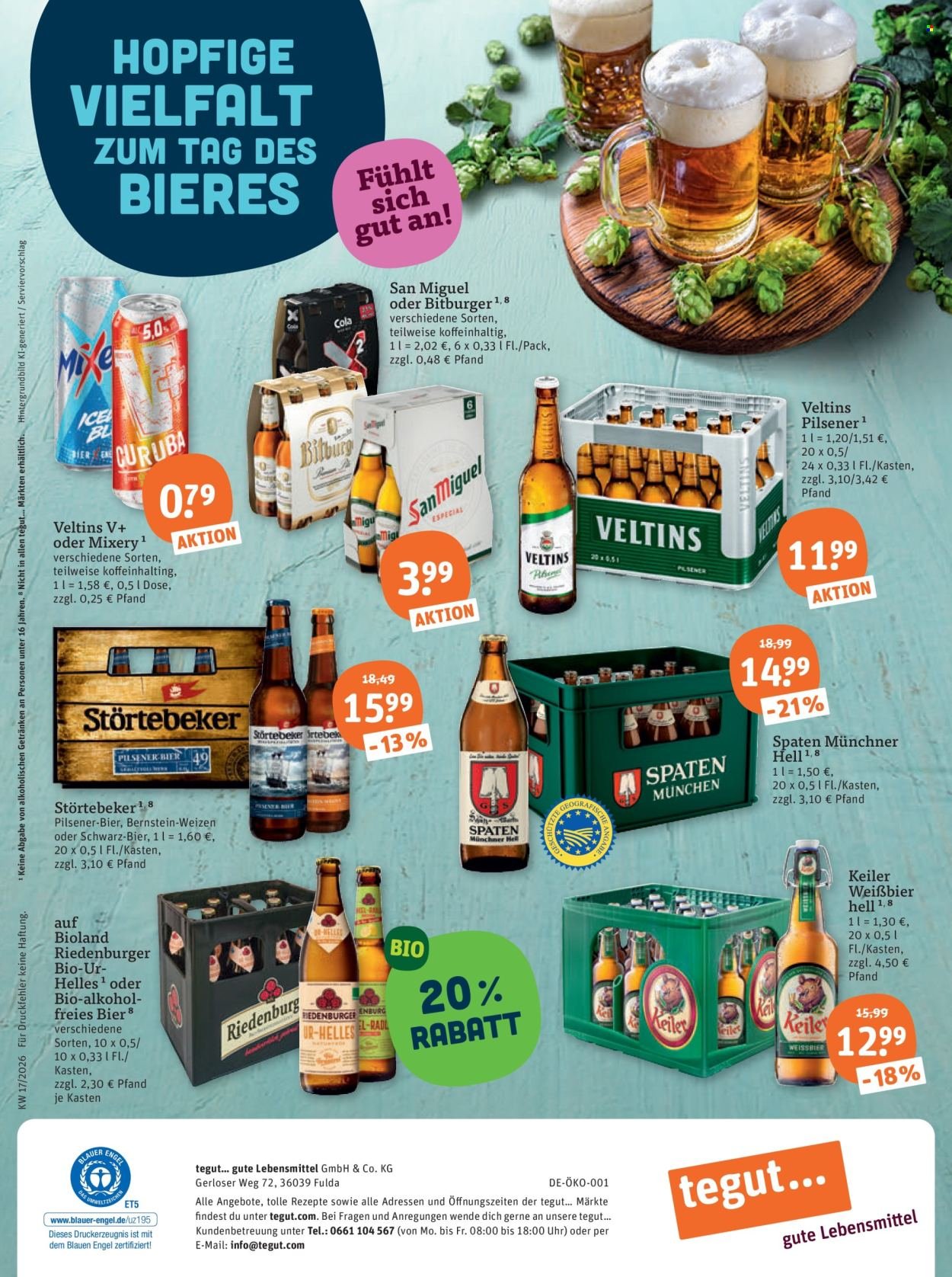 TEGUT... Prospekt - Ab Montag 20.04.2026 (2026-04-20 - 2026-04-25)