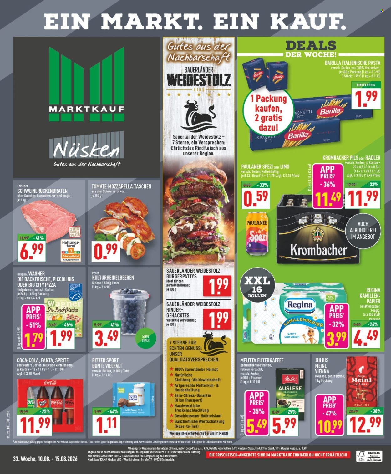 MARKTKAUF Prospekt - Ab Montag 10.08.2026