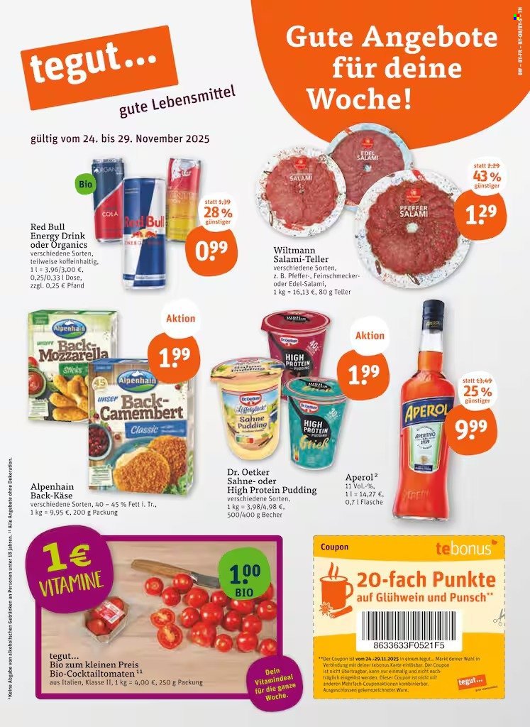 TEGUT... Prospekt - Ab Montag 24.11.2025
