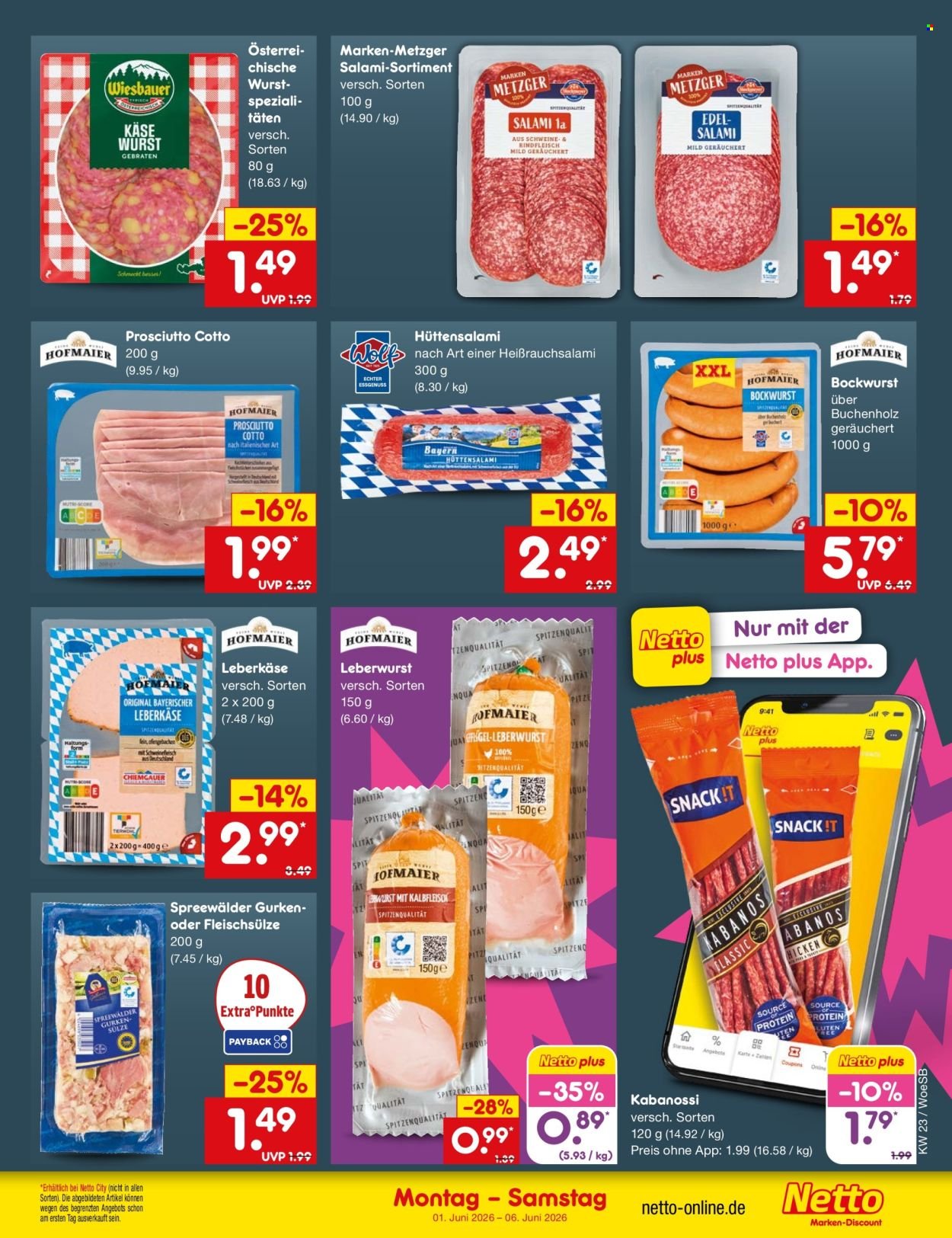 NETTO MARKEN-DISCOUNT Prospekt - Ab Montag 1.06.2026