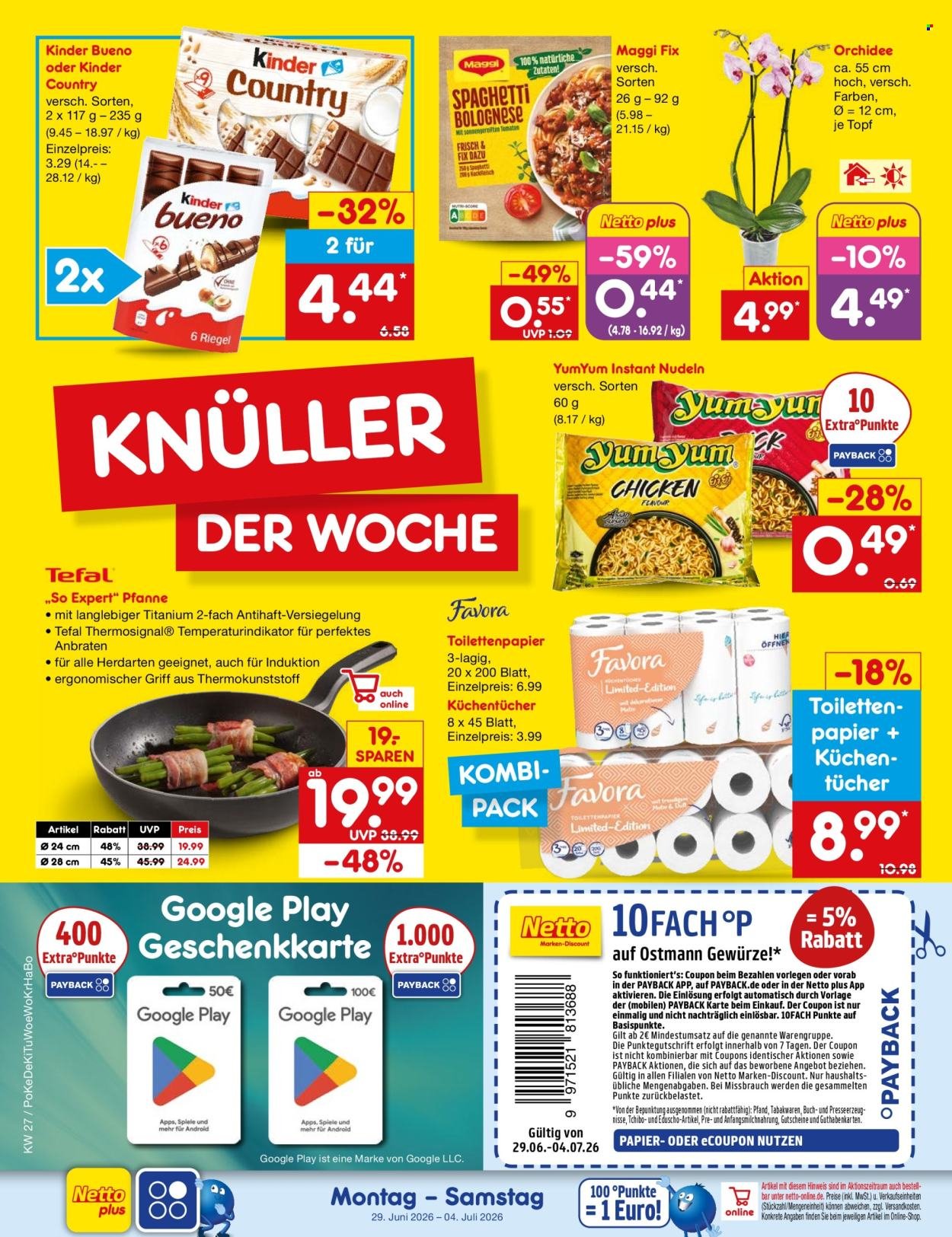 NETTO MARKEN-DISCOUNT Prospekt - Ab Montag 29.06.2026