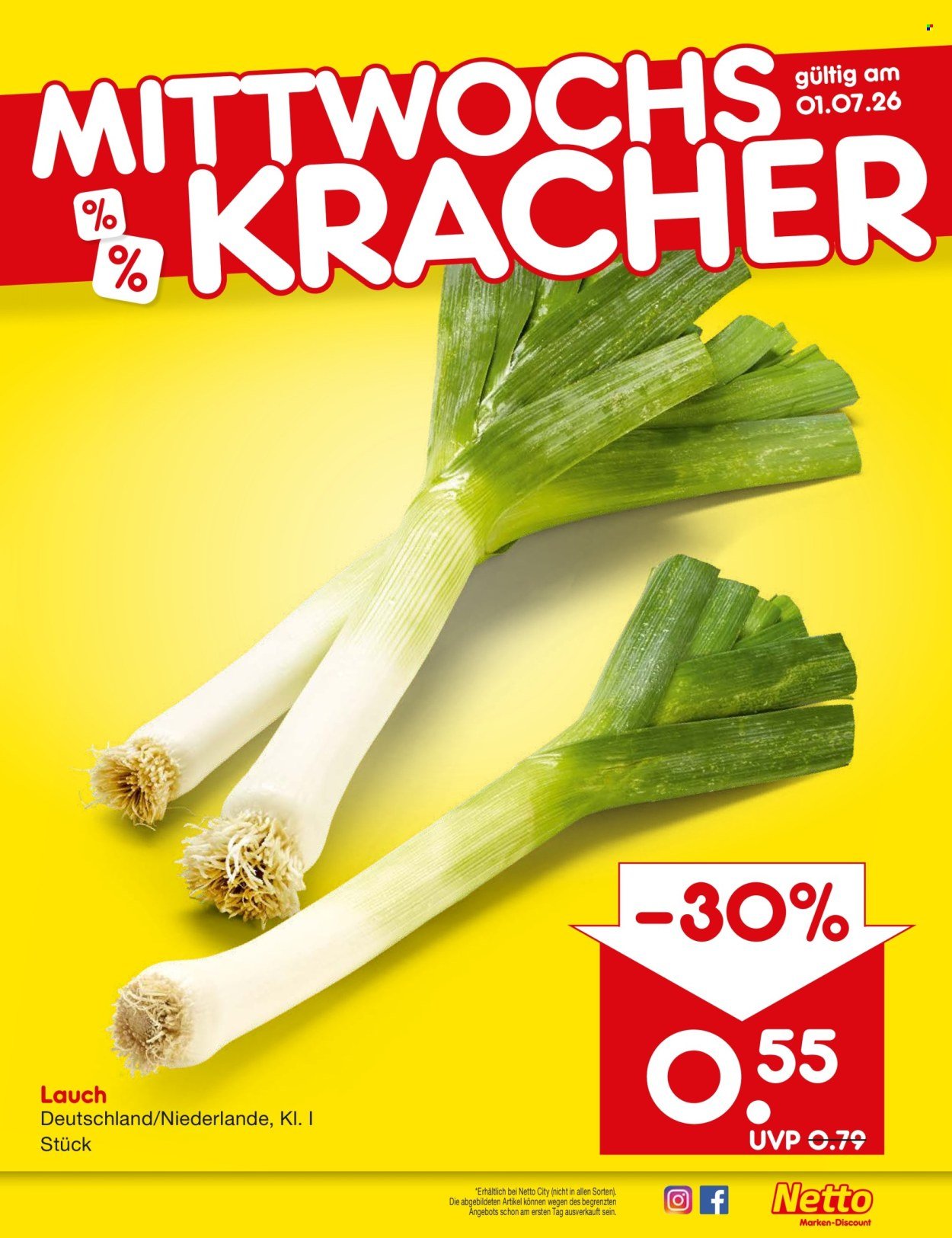 NETTO MARKEN-DISCOUNT Prospekt - Ab Montag 29.06.2026