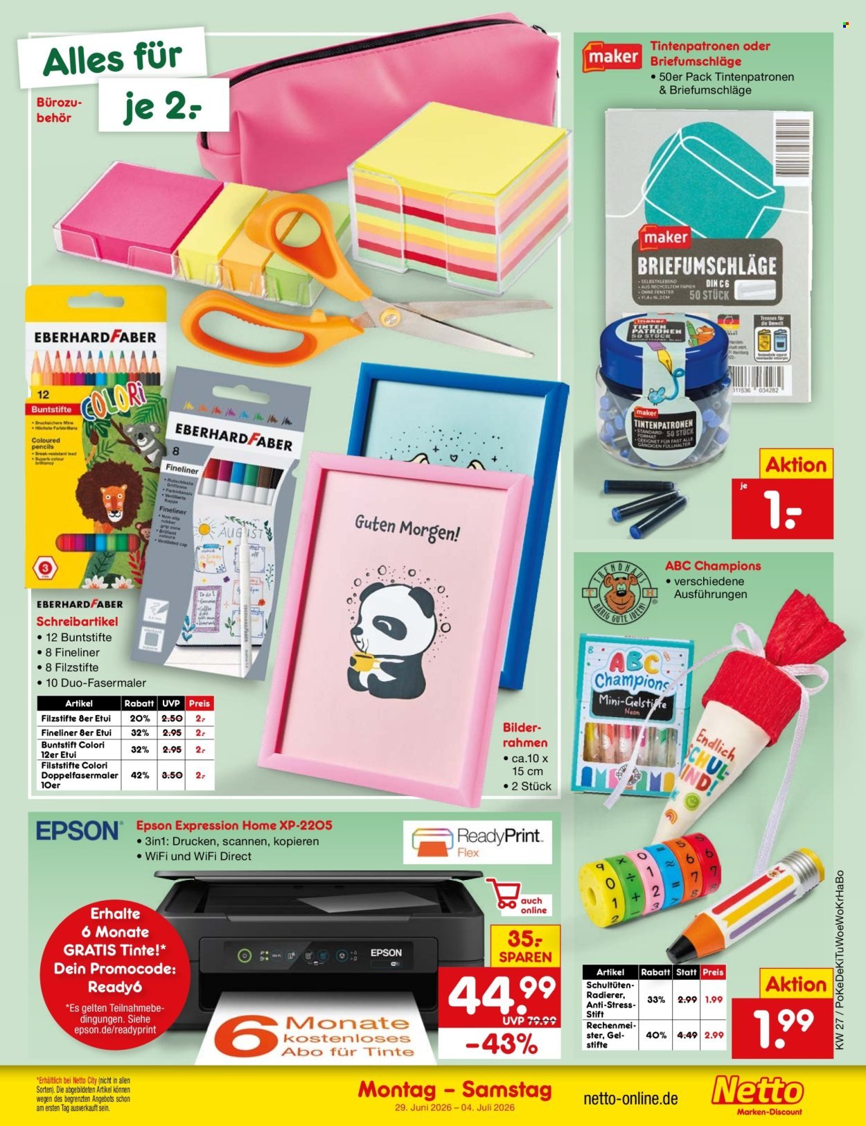 NETTO MARKEN-DISCOUNT Prospekt - Ab Montag 29.06.2026
