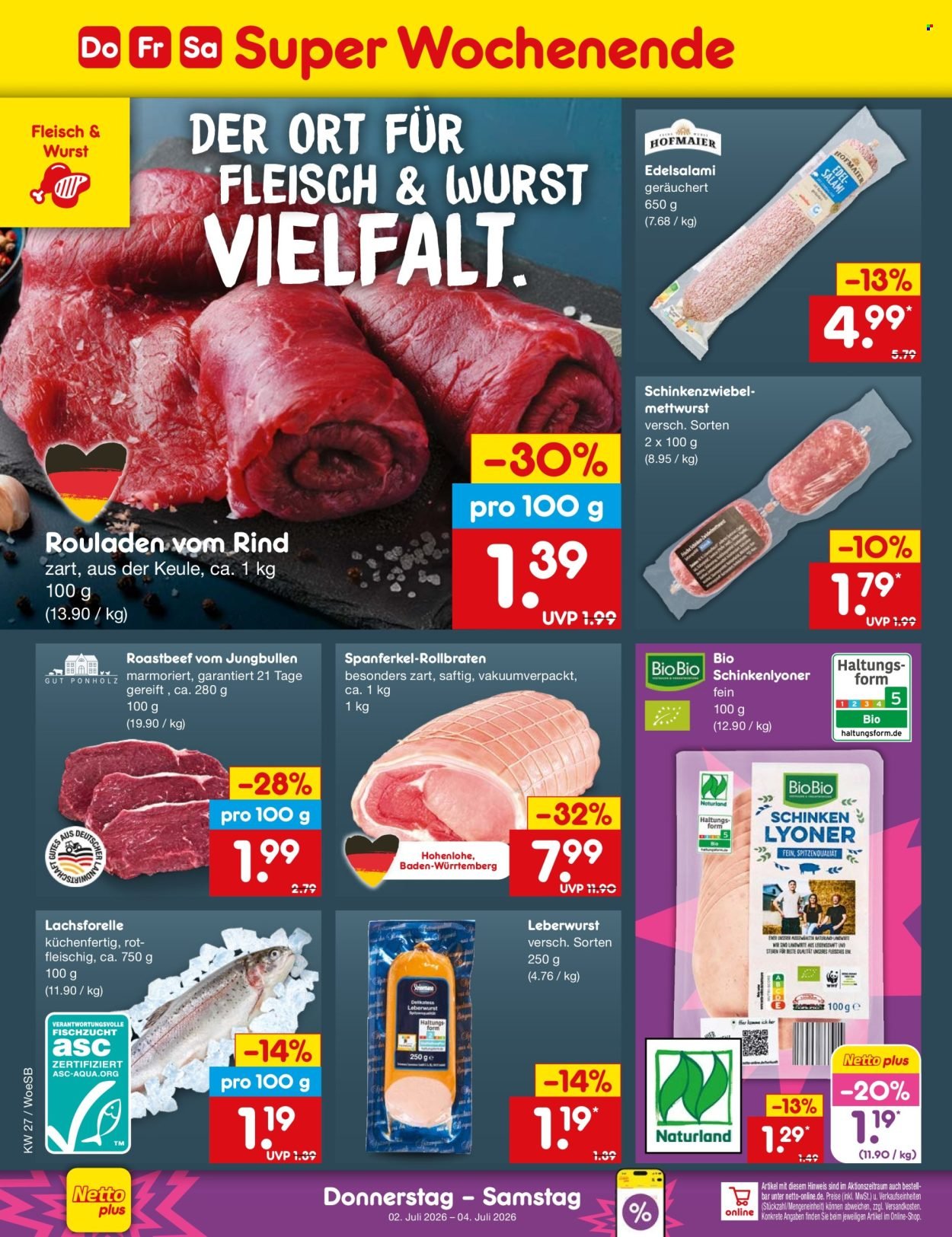 NETTO MARKEN-DISCOUNT Prospekt - Ab Montag 29.06.2026