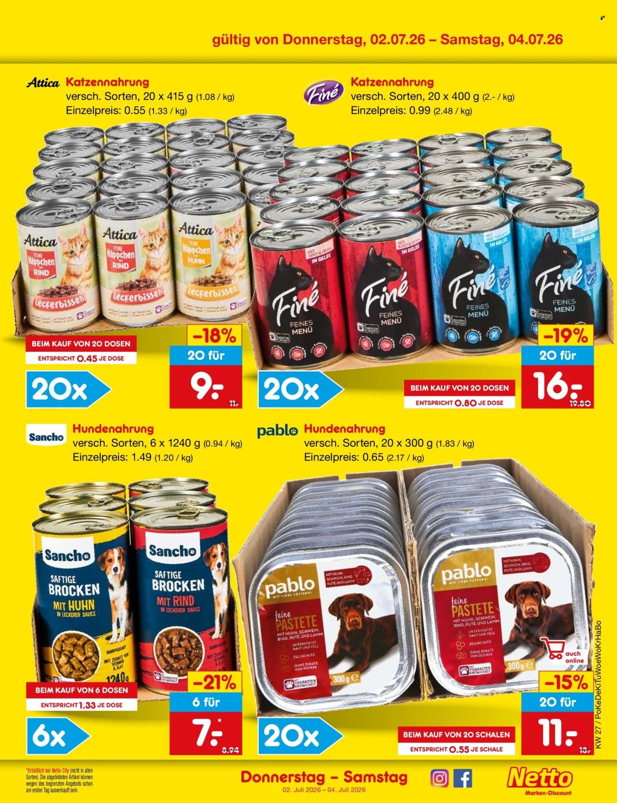 NETTO MARKEN-DISCOUNT Prospekt - Ab Montag 29.06.2026