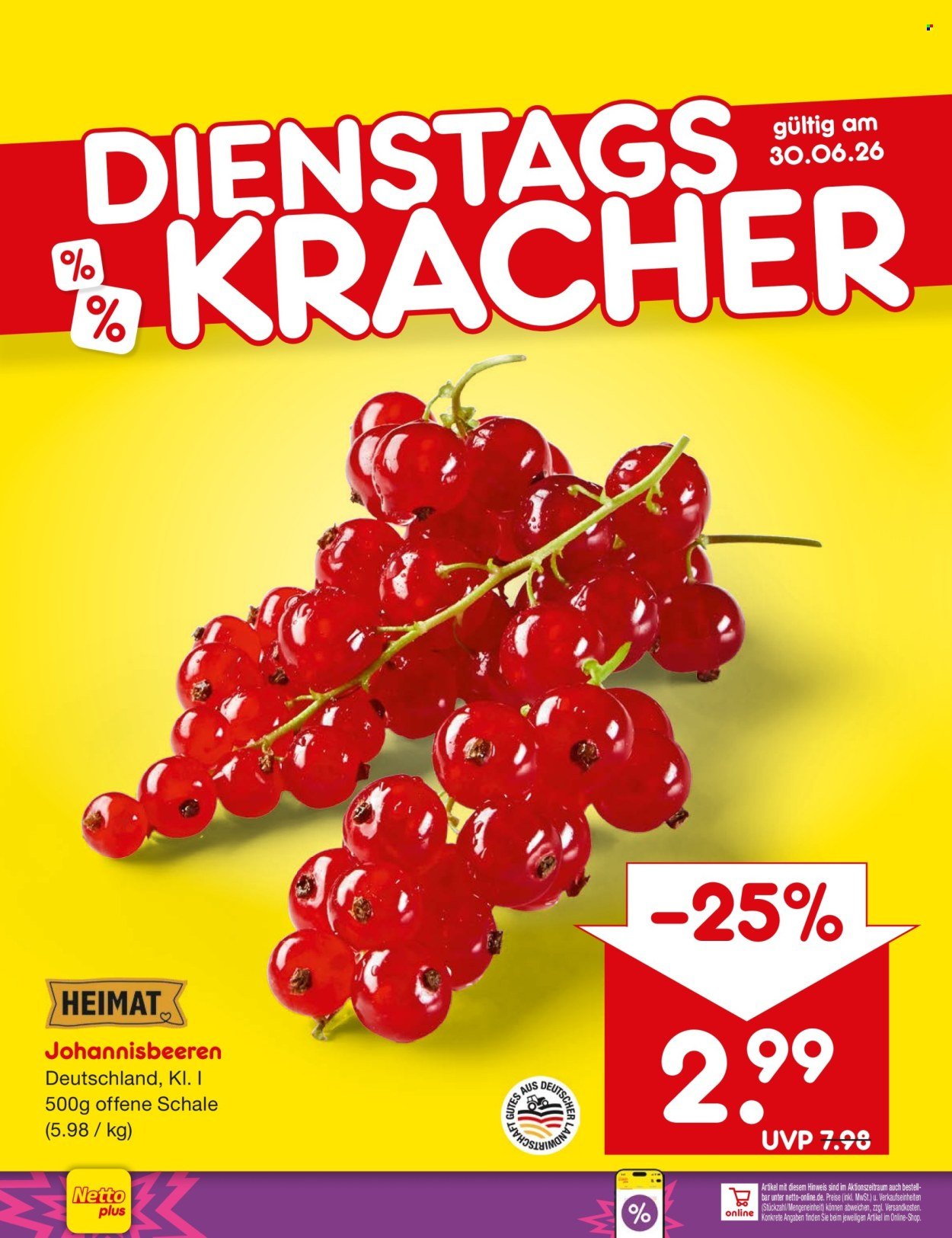 NETTO MARKEN-DISCOUNT Prospekt - Ab Montag 29.06.2026