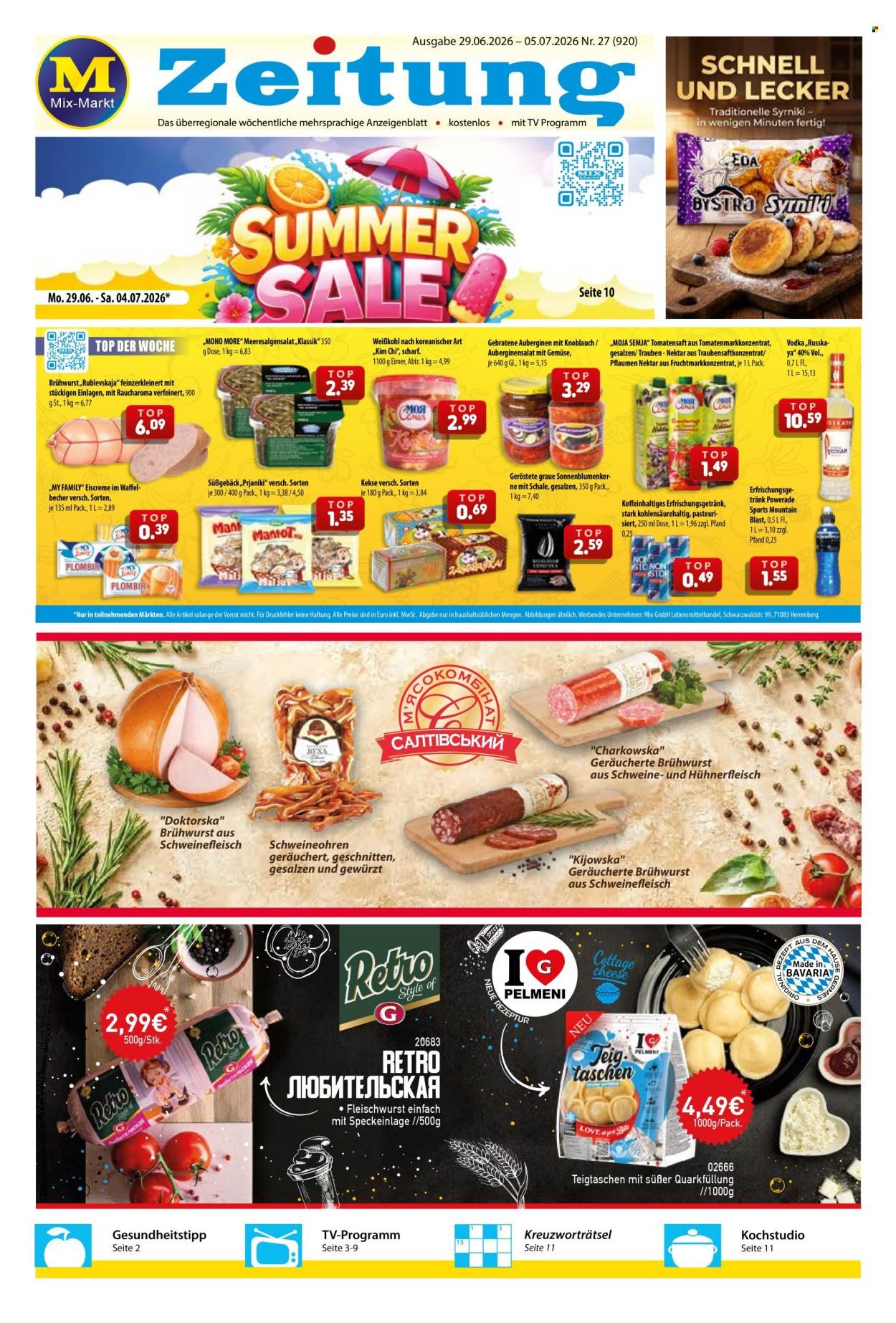 MIX MARKT Prospekt - Zeitung