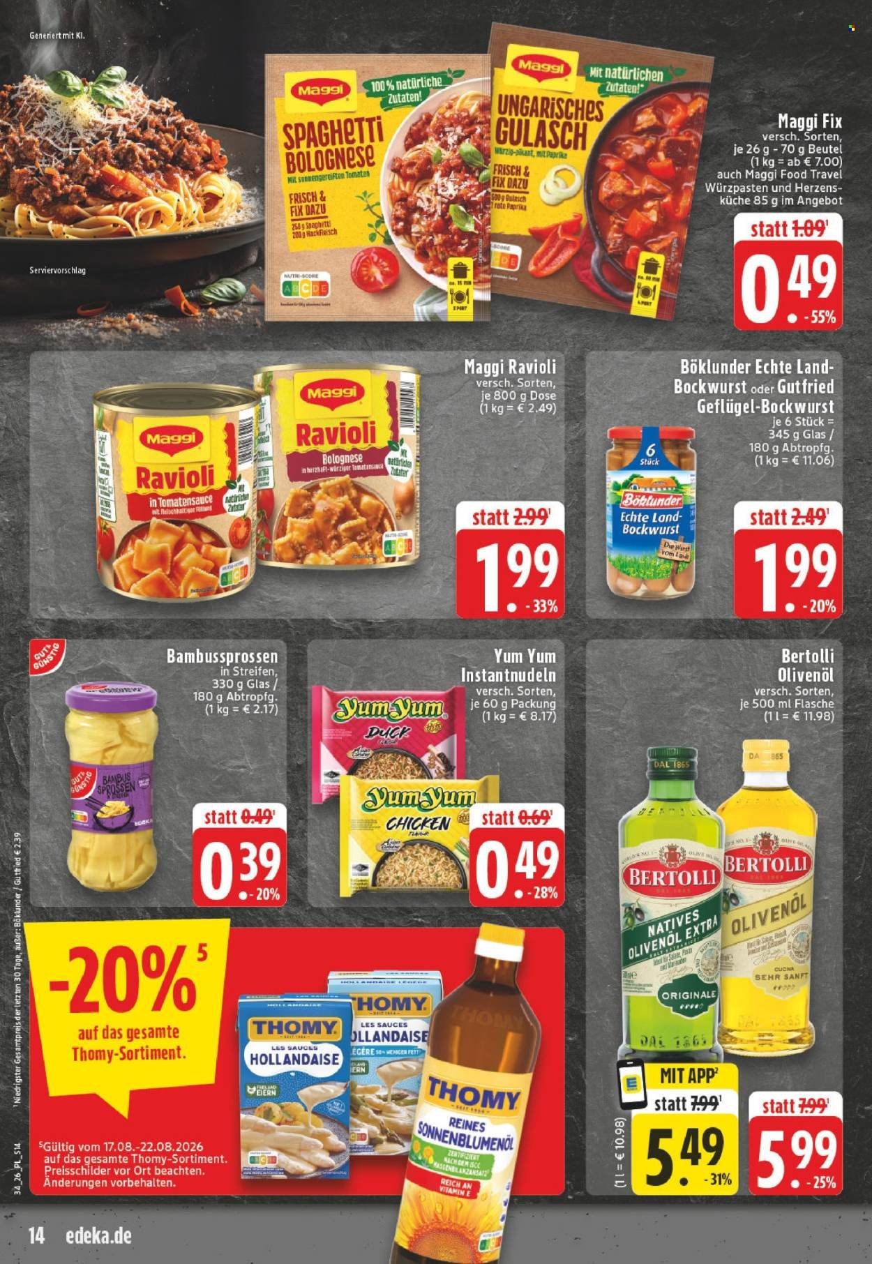 EDEKA Prospekt - Ab Montag 17.08.2026