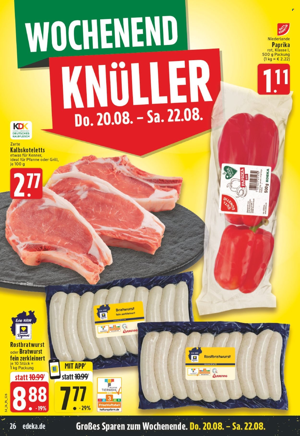 EDEKA Prospekt - Ab Montag 17.08.2026