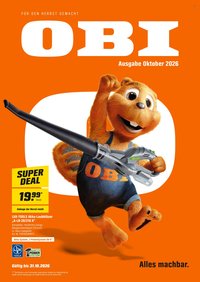 OBI Prospekt - Ab Donnerstag 1.10.2026