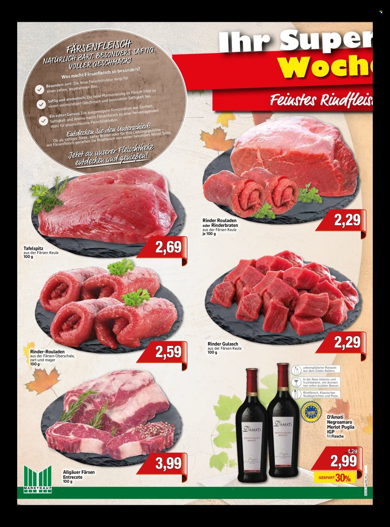 MARKTKAUF Prospekt - Ab Montag 26.10.2026