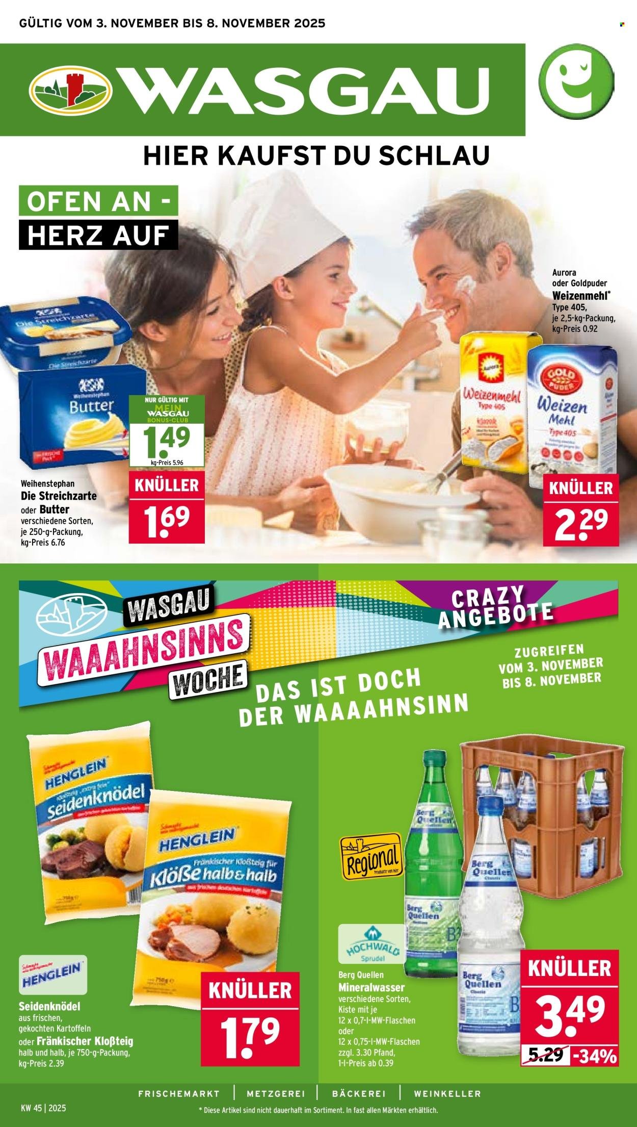 WASGAU Prospekt - Ab Montag 3.11.2025