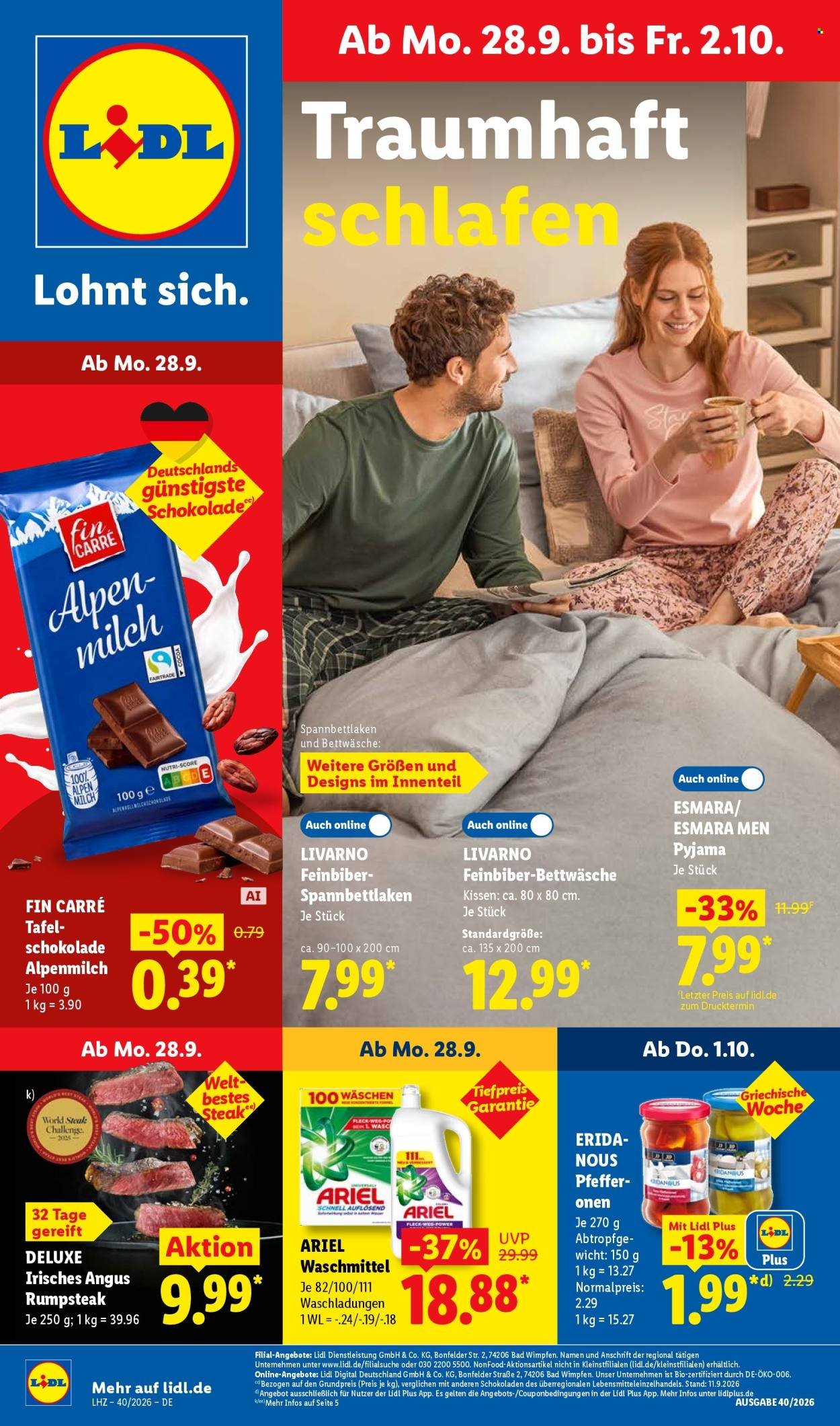 LIDL Prospekt - Ab Montag 28.09.2026