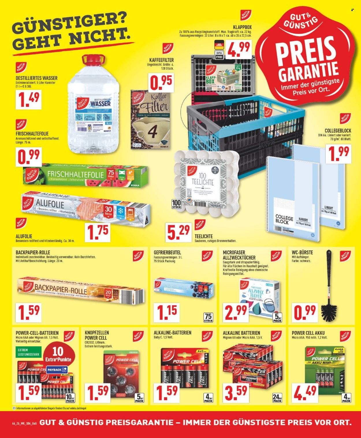 MARKTKAUF Prospekt - Ab Montag 26.10.2026