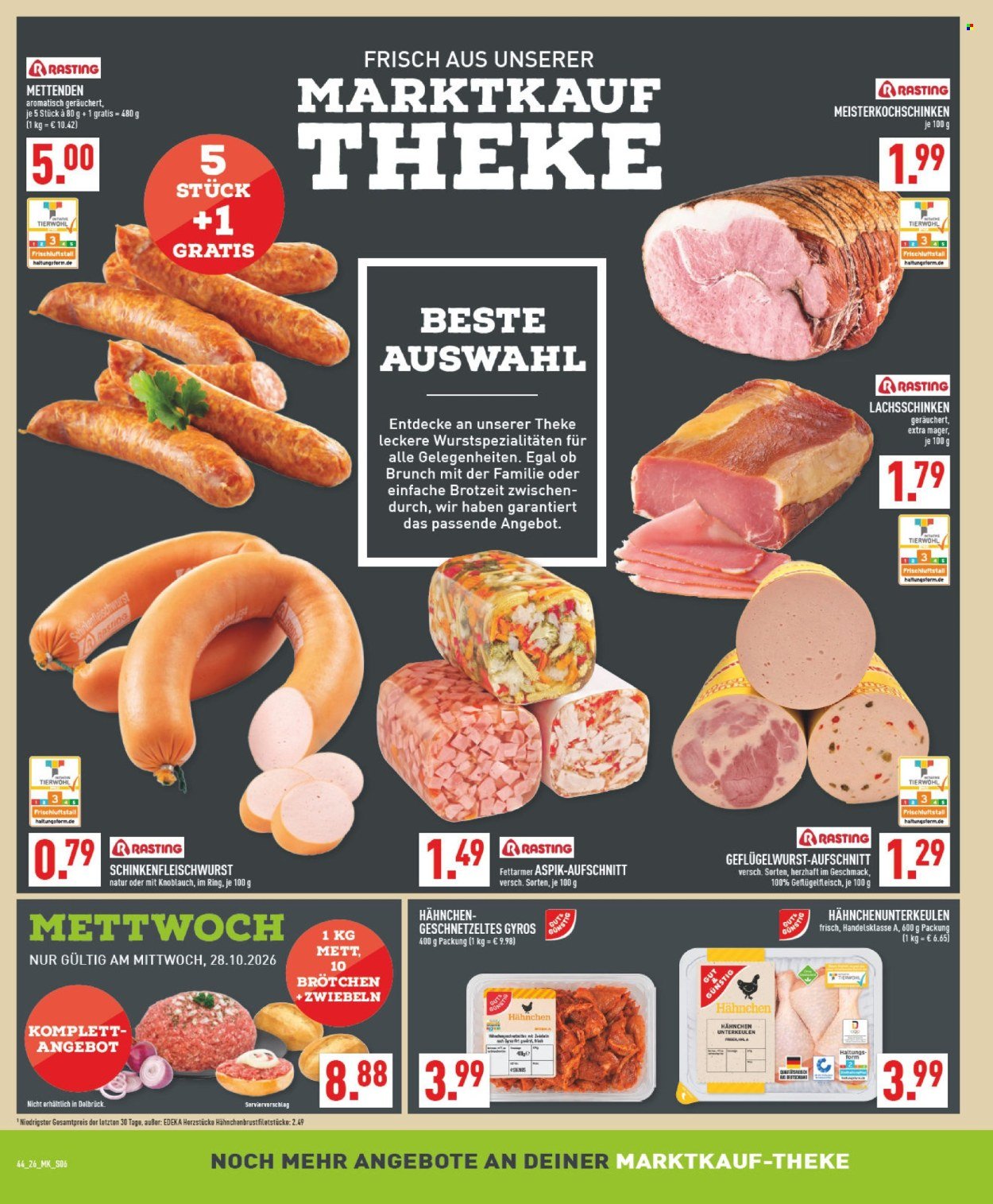 MARKTKAUF Prospekt - Ab Montag 26.10.2026