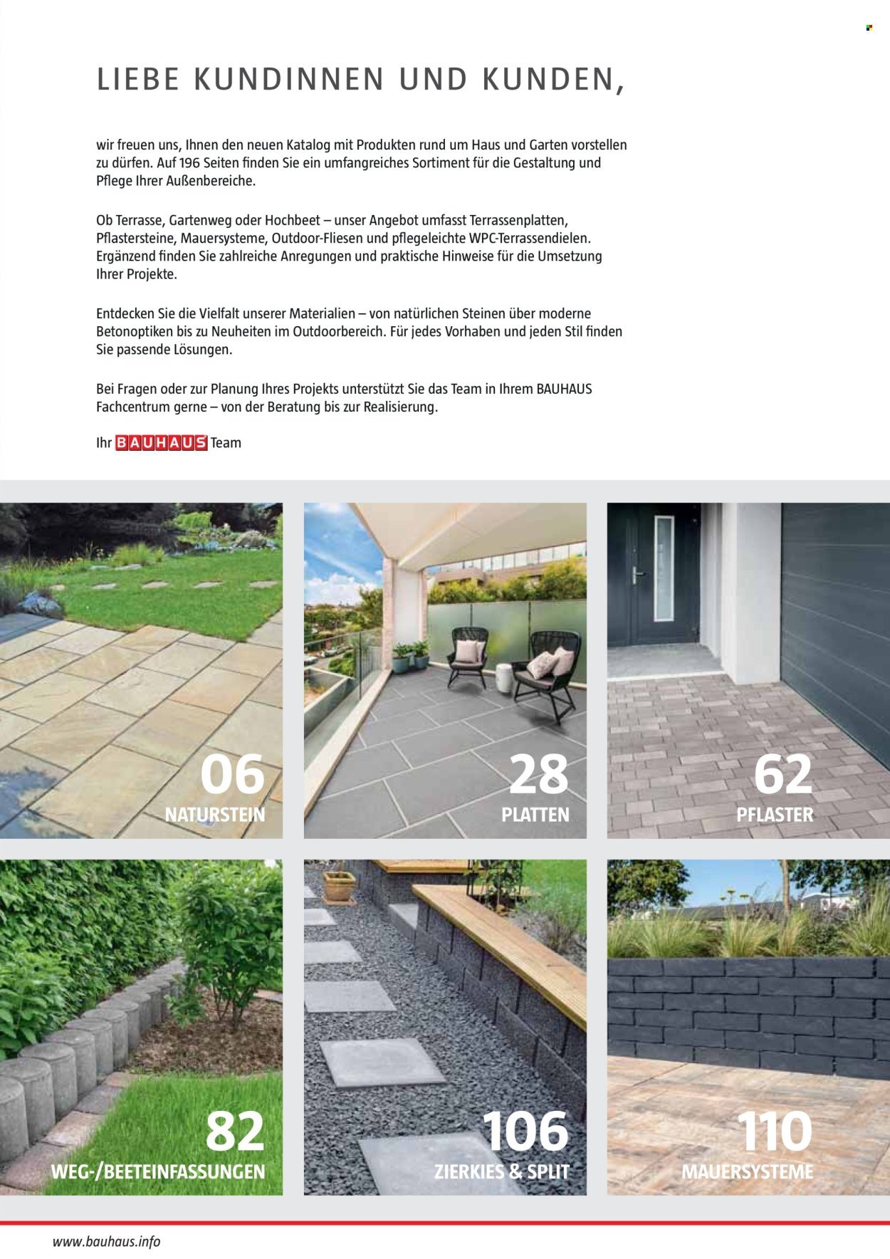 BAUHAUS Angebote - Gartenbaumaterialien