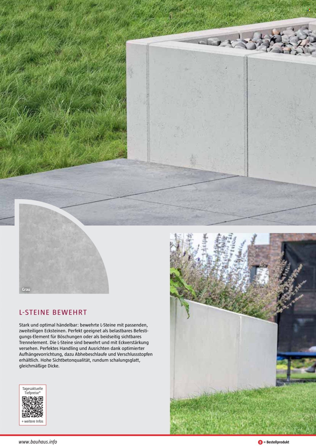 BAUHAUS Angebote - Gartenbaumaterialien