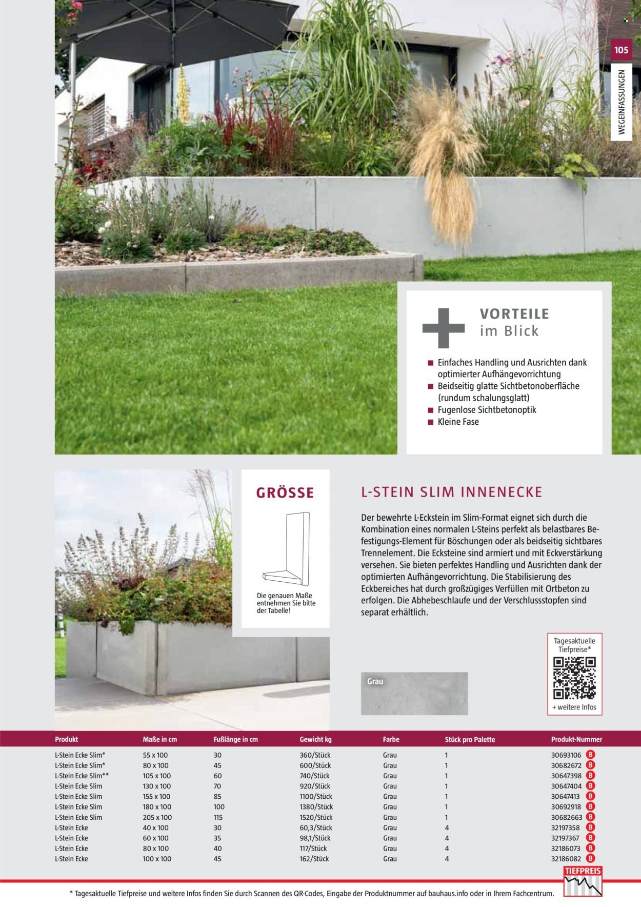 BAUHAUS Angebote - Gartenbaumaterialien