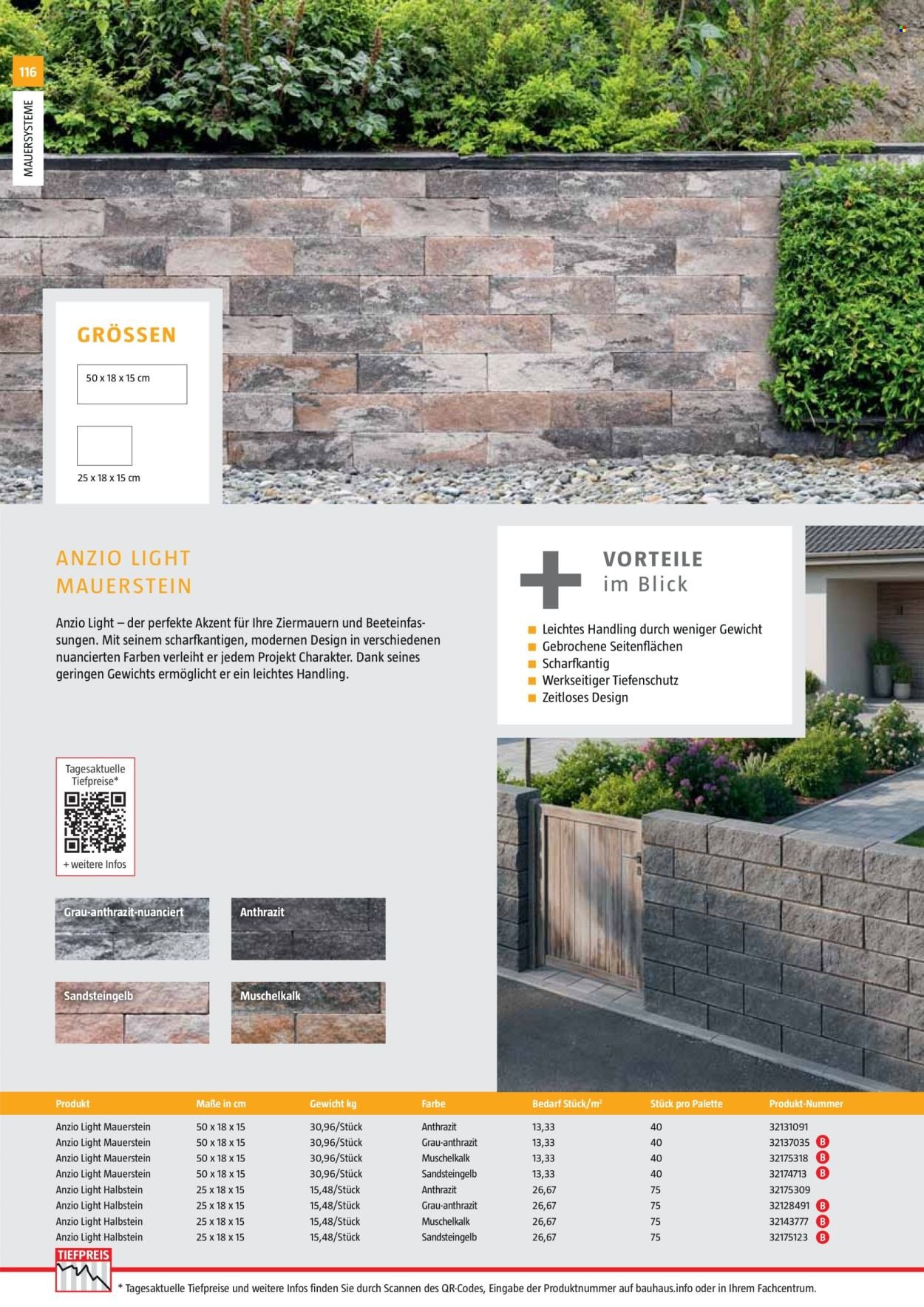 BAUHAUS Angebote - Gartenbaumaterialien