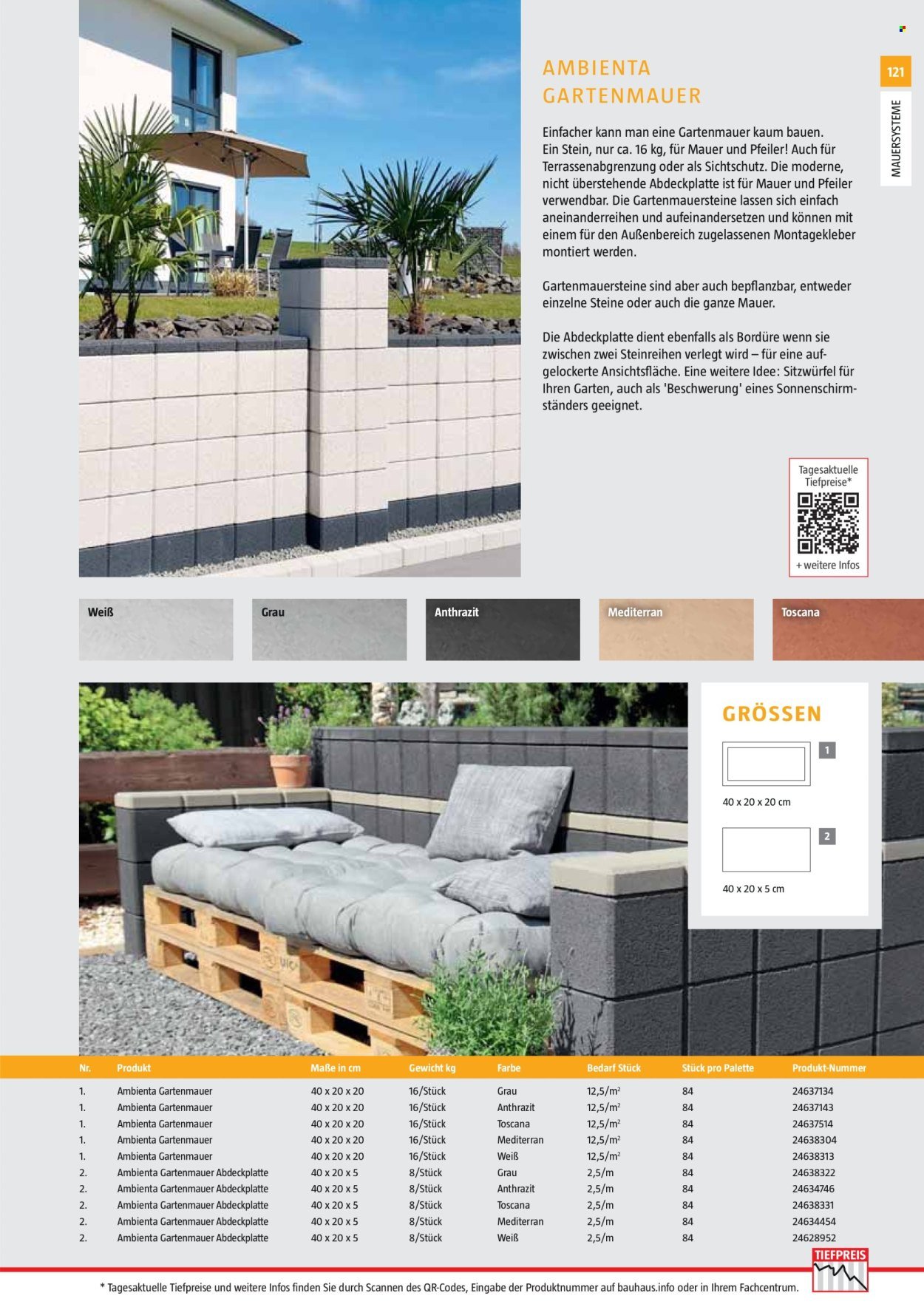 BAUHAUS Angebote - Gartenbaumaterialien