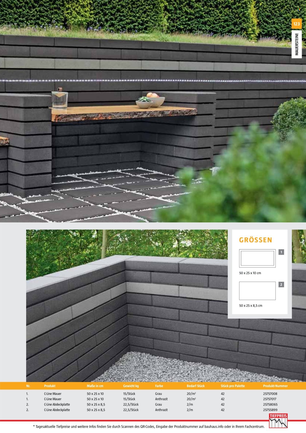 BAUHAUS Angebote - Gartenbaumaterialien