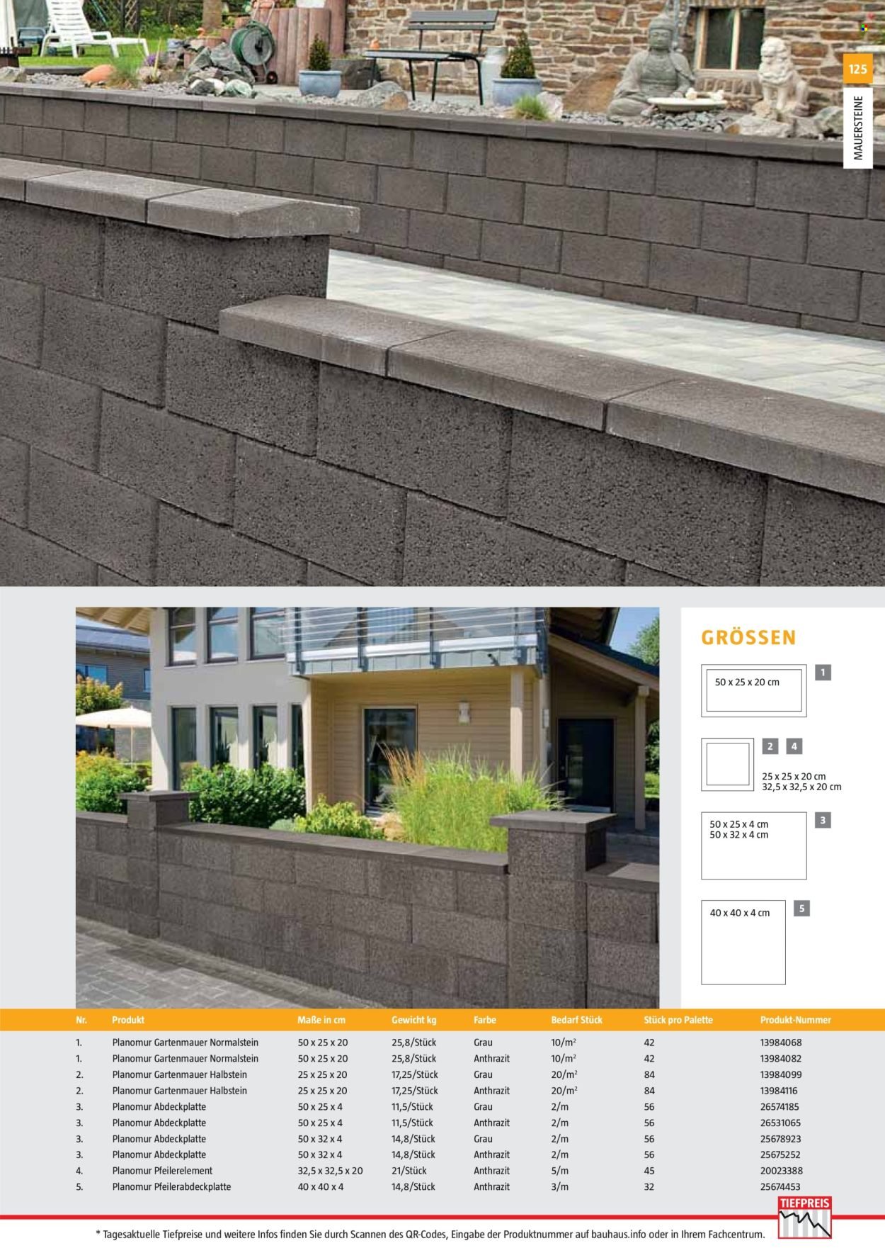 BAUHAUS Angebote - Gartenbaumaterialien