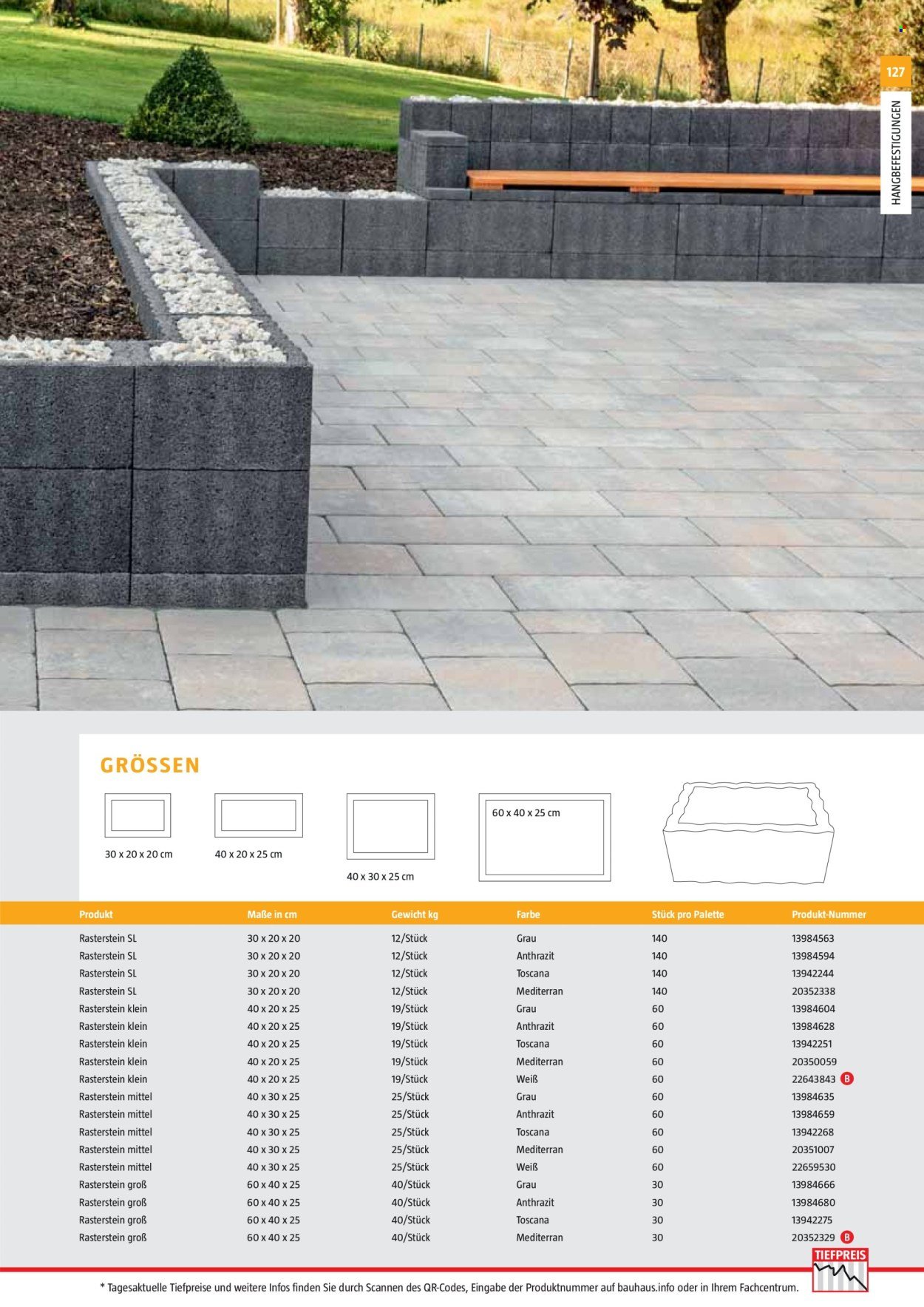 BAUHAUS Angebote - Gartenbaumaterialien