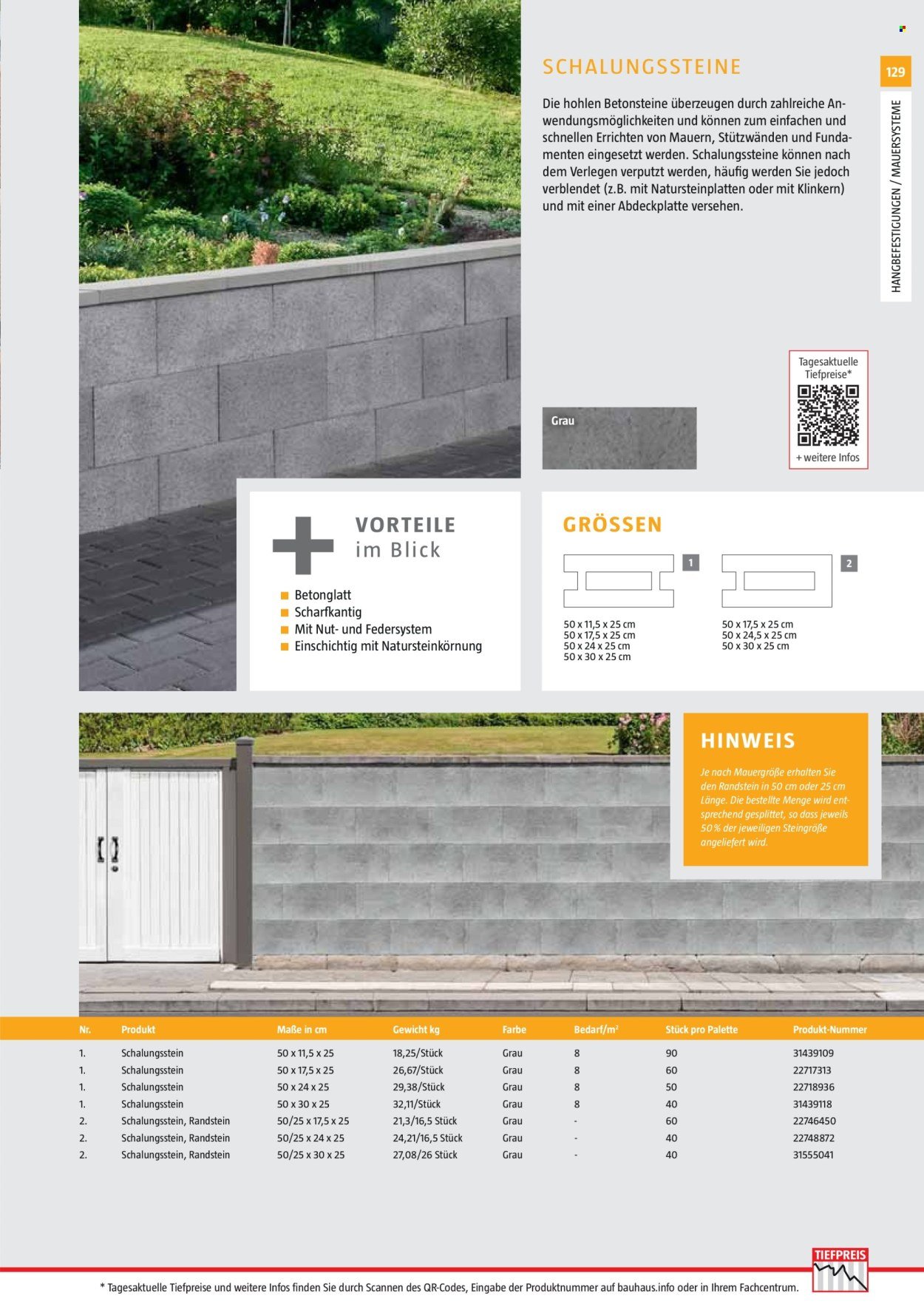 BAUHAUS Angebote - Gartenbaumaterialien