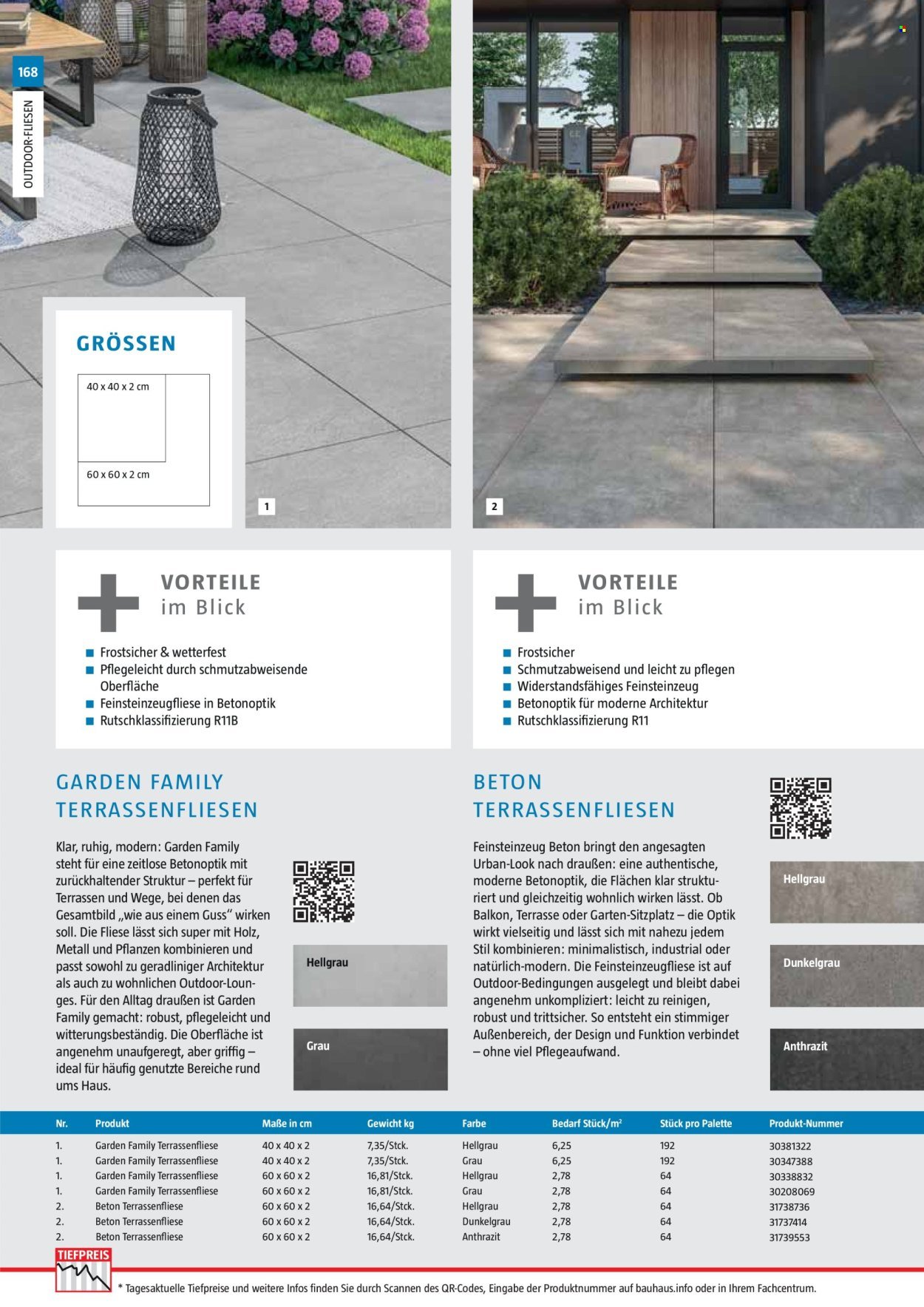 BAUHAUS Angebote - Gartenbaumaterialien