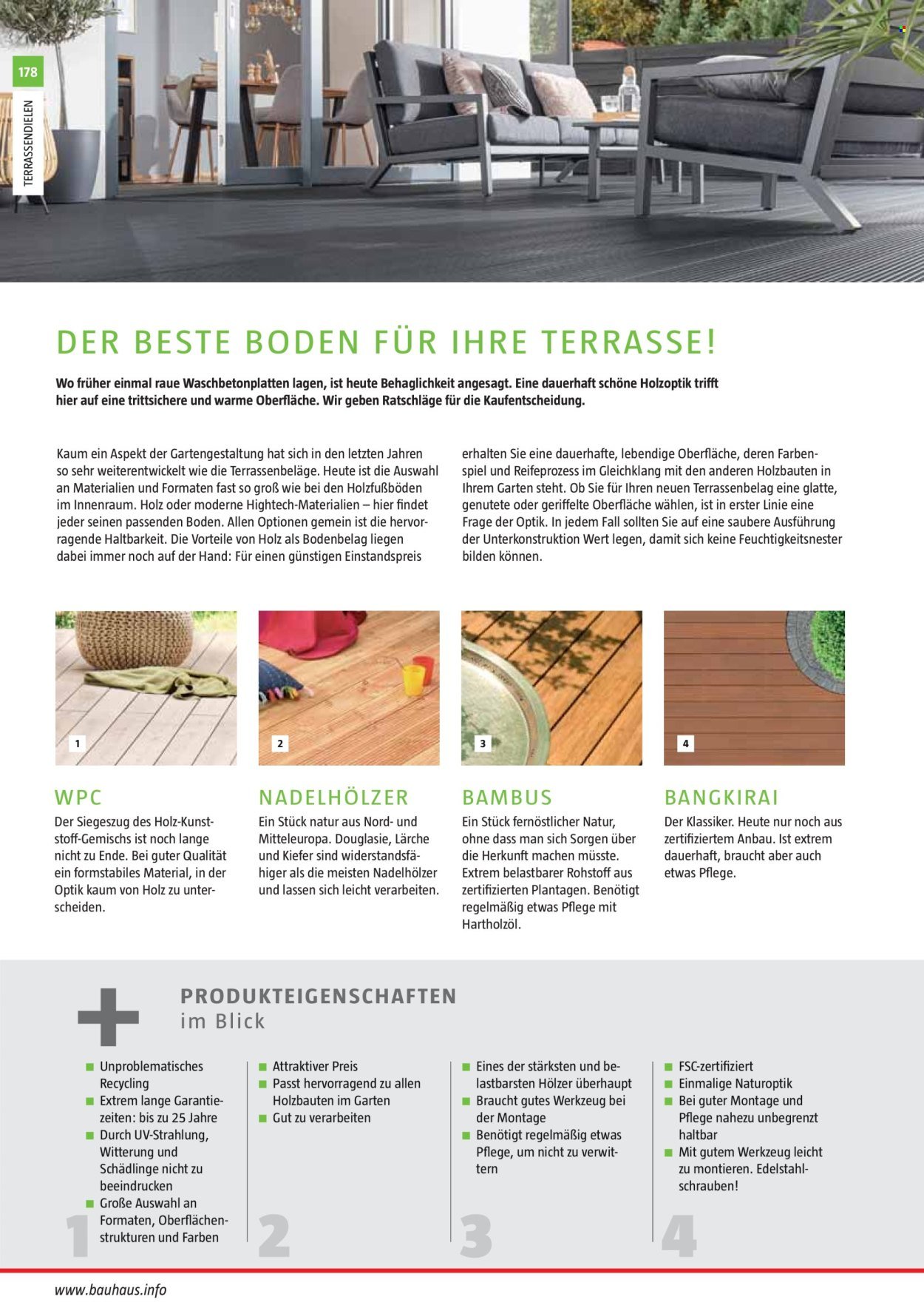 BAUHAUS Angebote - Gartenbaumaterialien