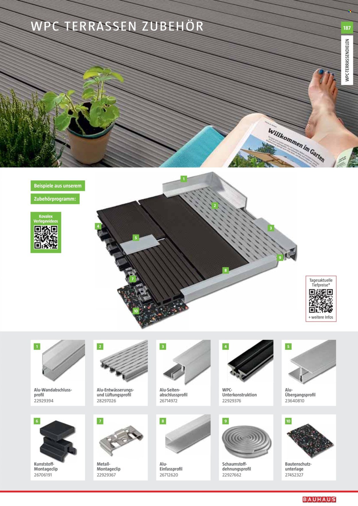 BAUHAUS Angebote - Gartenbaumaterialien