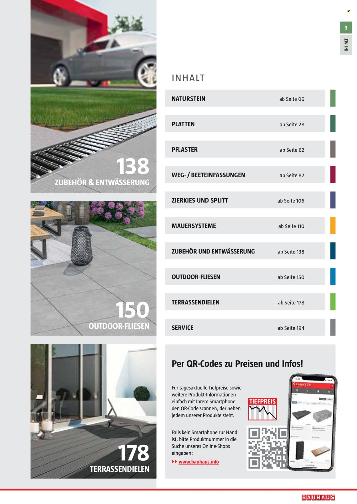 BAUHAUS Angebote - Gartenbaumaterialien