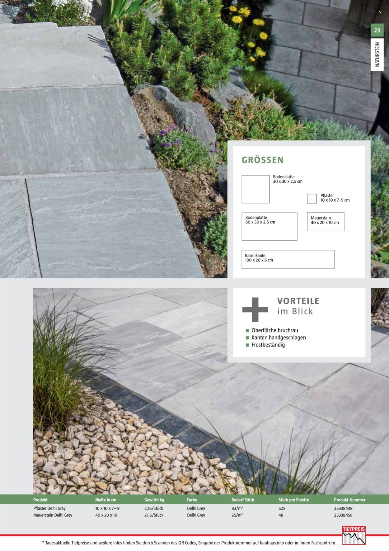 BAUHAUS Angebote - Gartenbaumaterialien