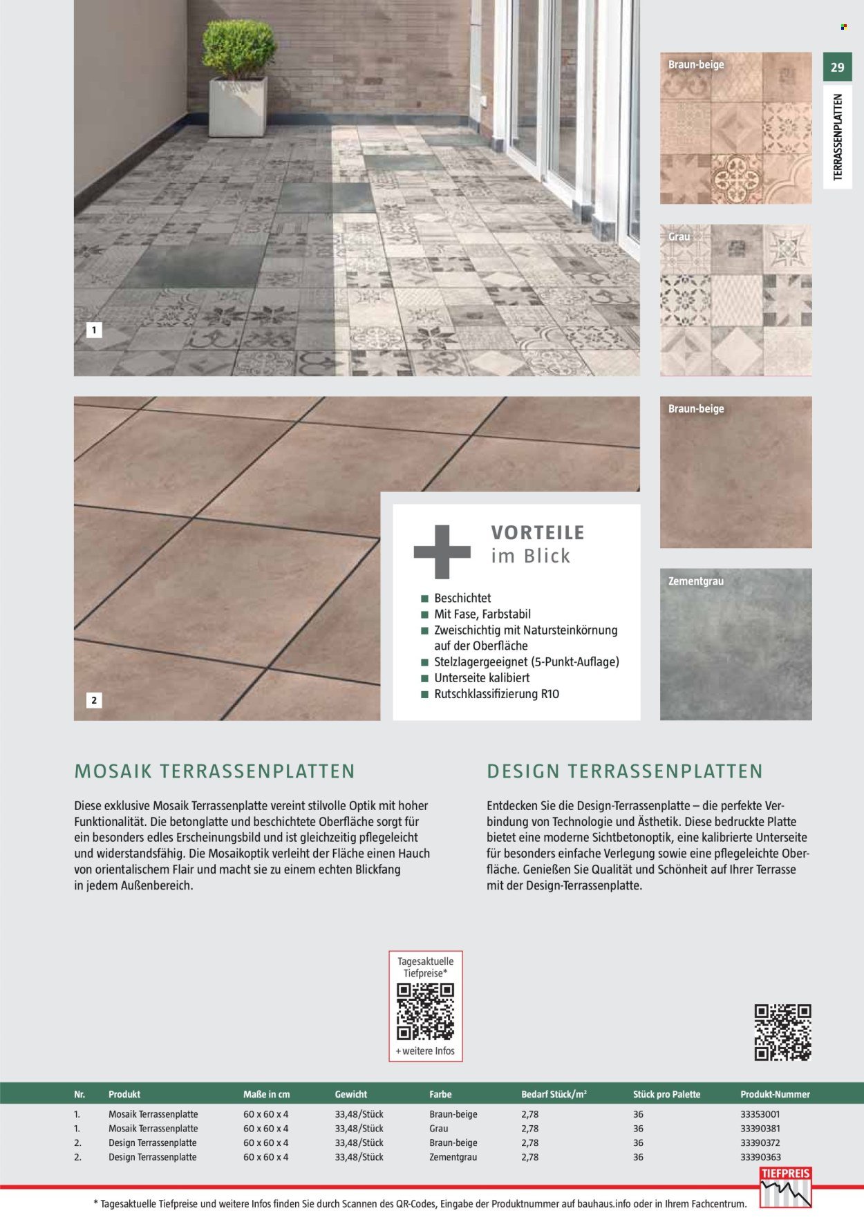 BAUHAUS Angebote - Gartenbaumaterialien