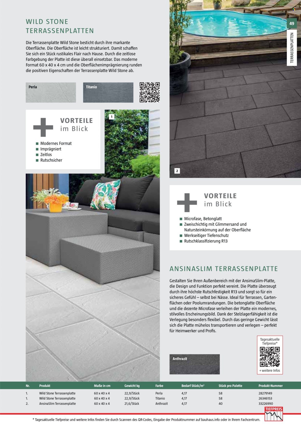 BAUHAUS Angebote - Gartenbaumaterialien