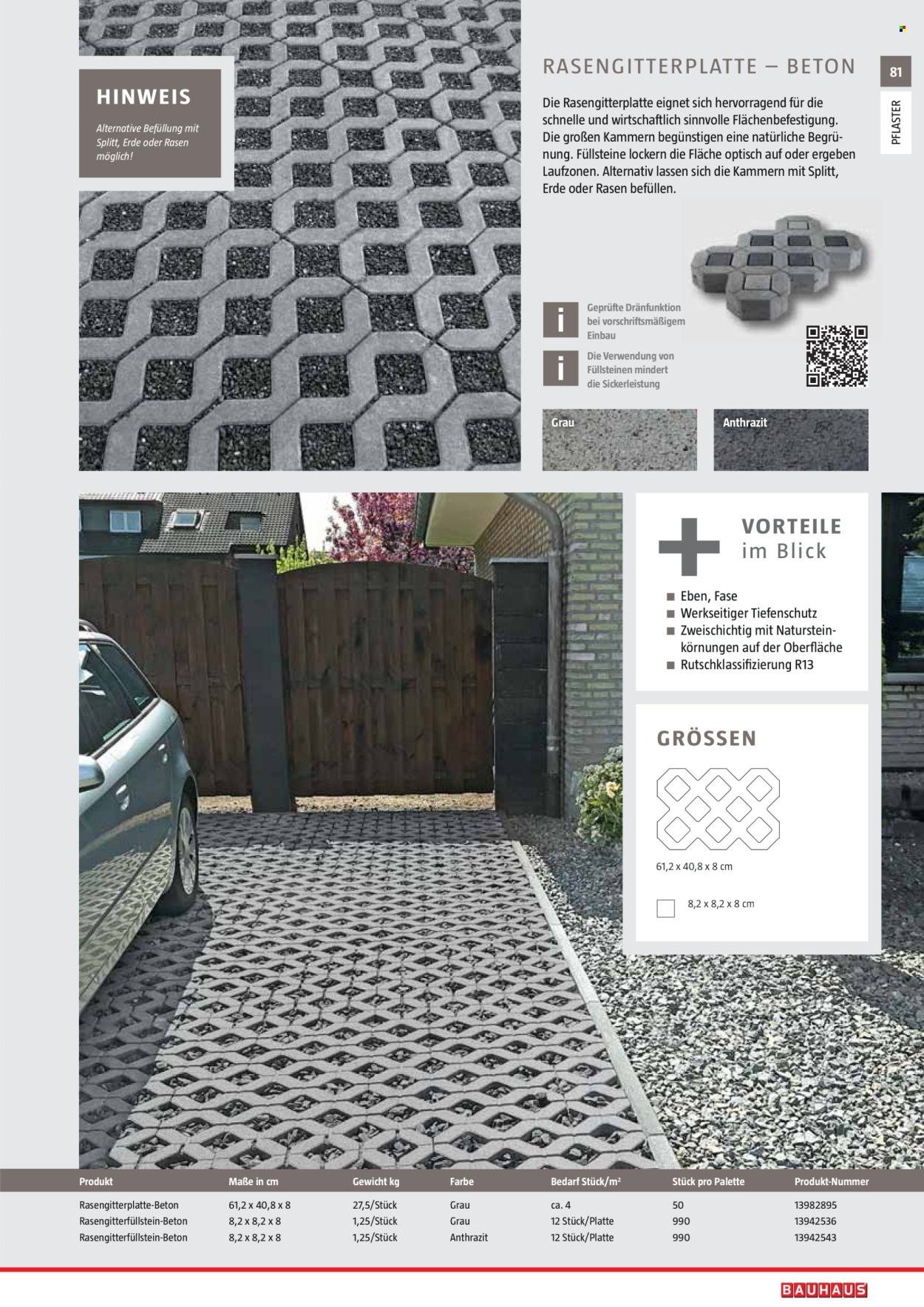 BAUHAUS Angebote - Gartenbaumaterialien