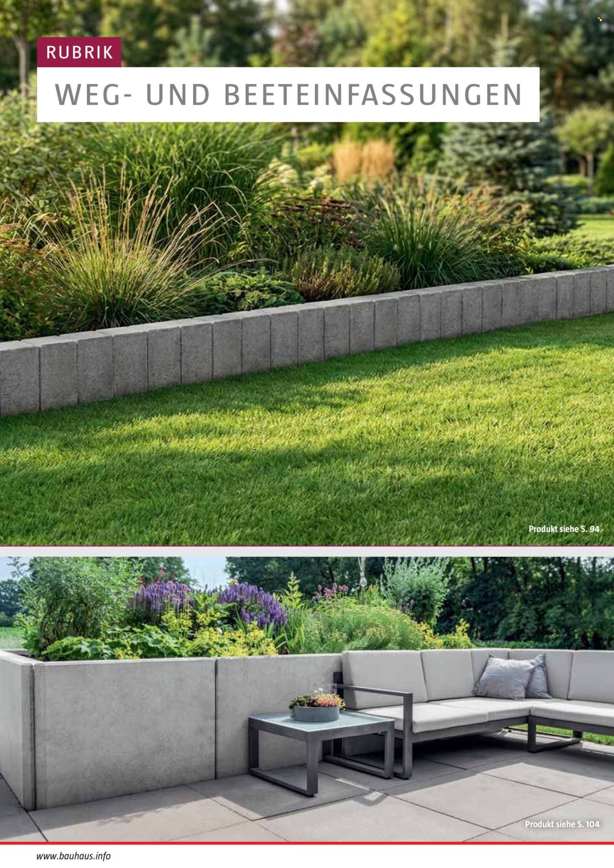 BAUHAUS Angebote - Gartenbaumaterialien